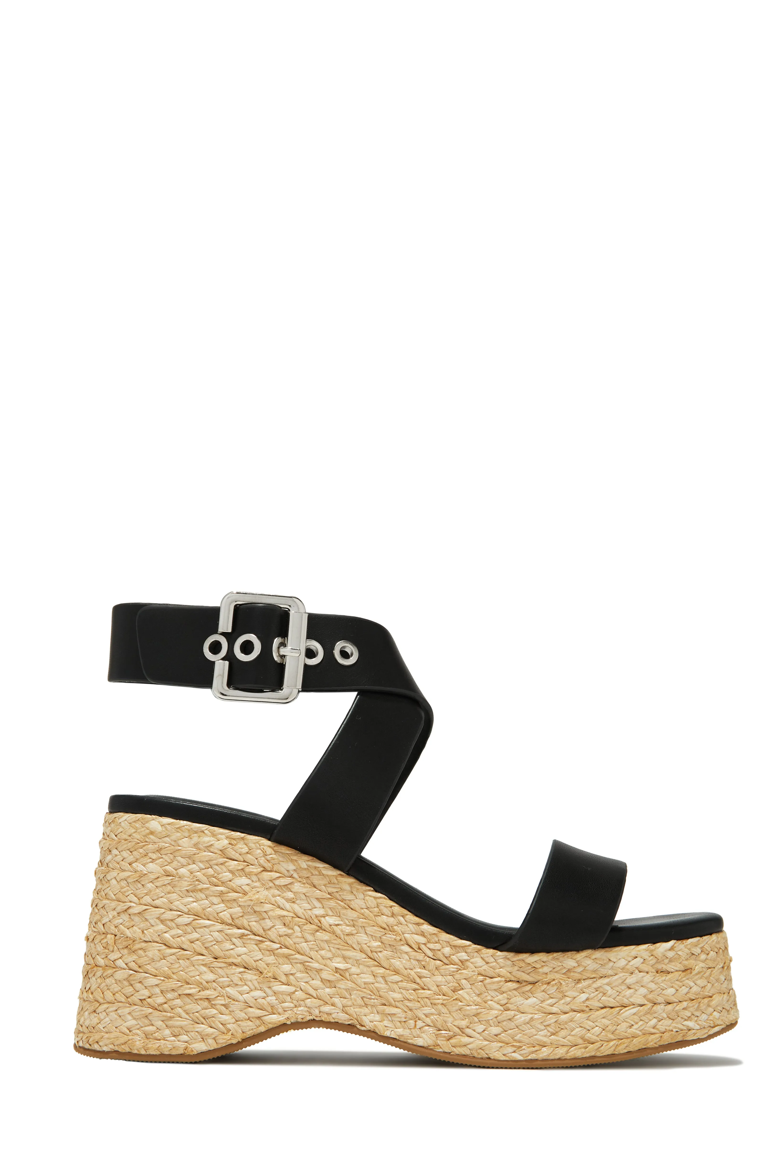 Summer Brunch Platform Wedges - Black sold by Miss Lola product image thumbnail 5