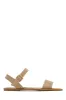 Tulum Style Flat Sandals - Nude sold by Miss Lola