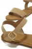 Tulum Style Flat Sandals - Nude sold by Miss Lola