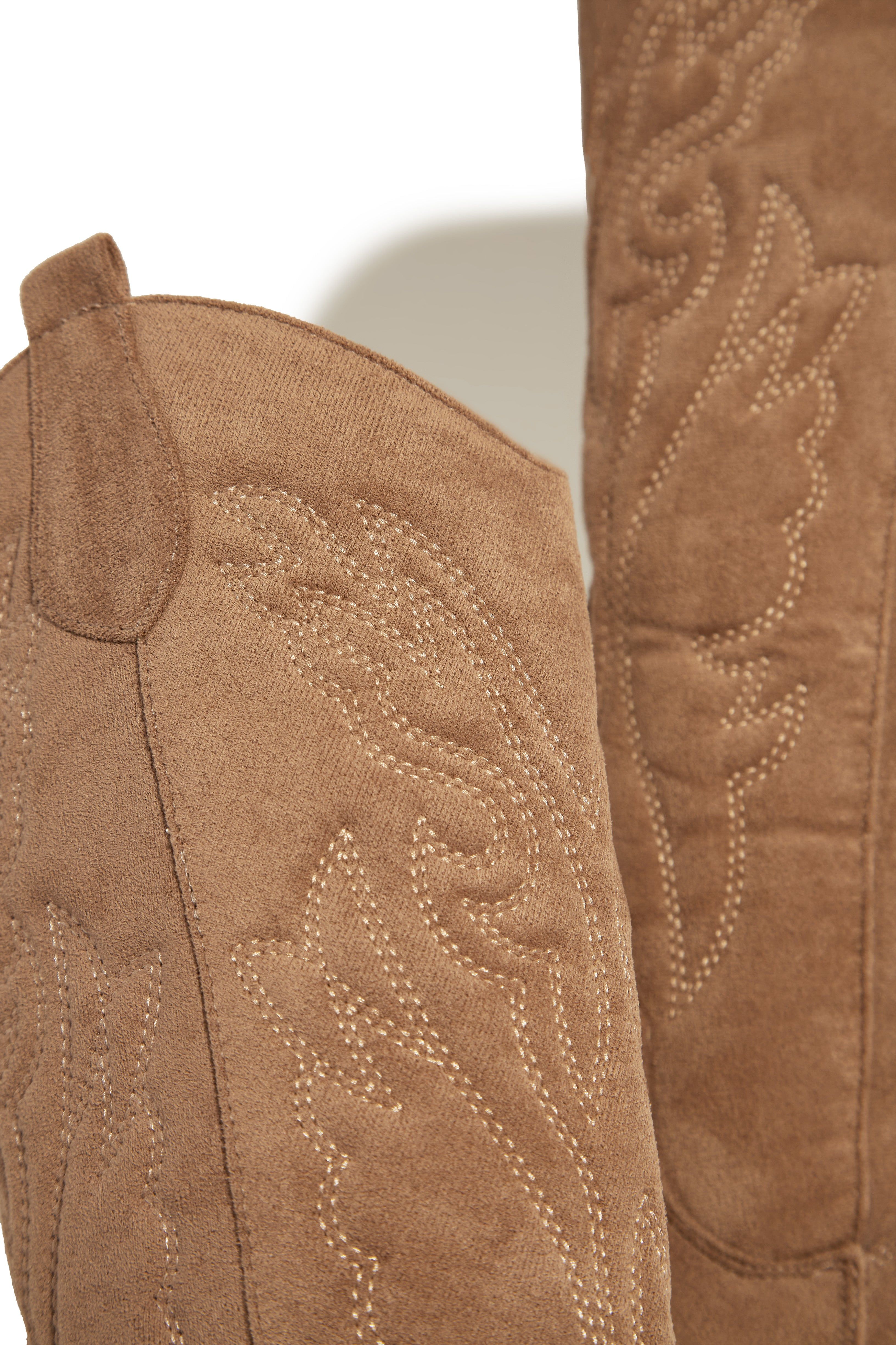 Nashville Cowboy Boots - Taupe sold by Miss Lola product image thumbnail 5