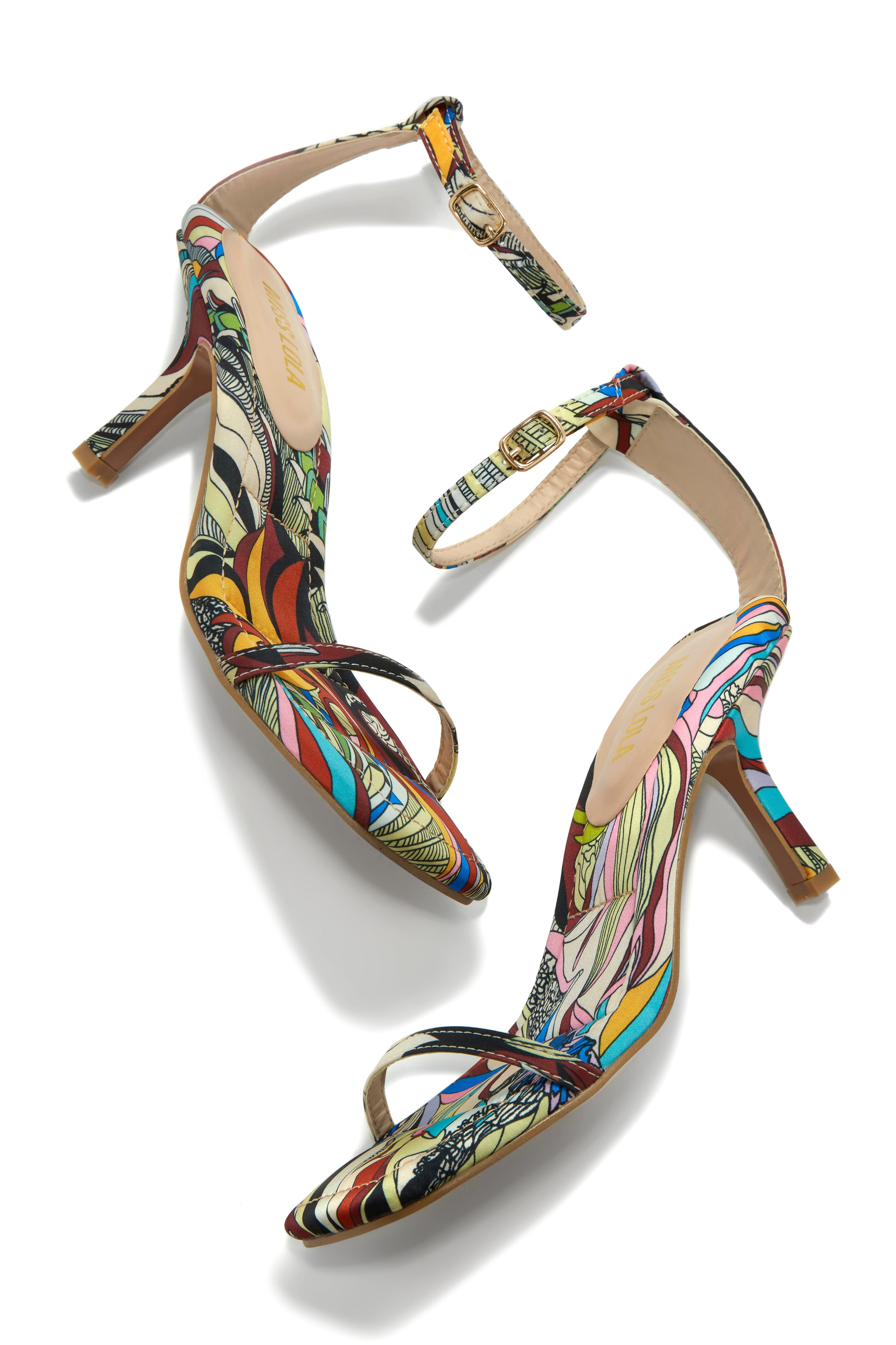Iyla Single Sole Mid Heels - Multi sold by Miss Lola product image thumbnail 2