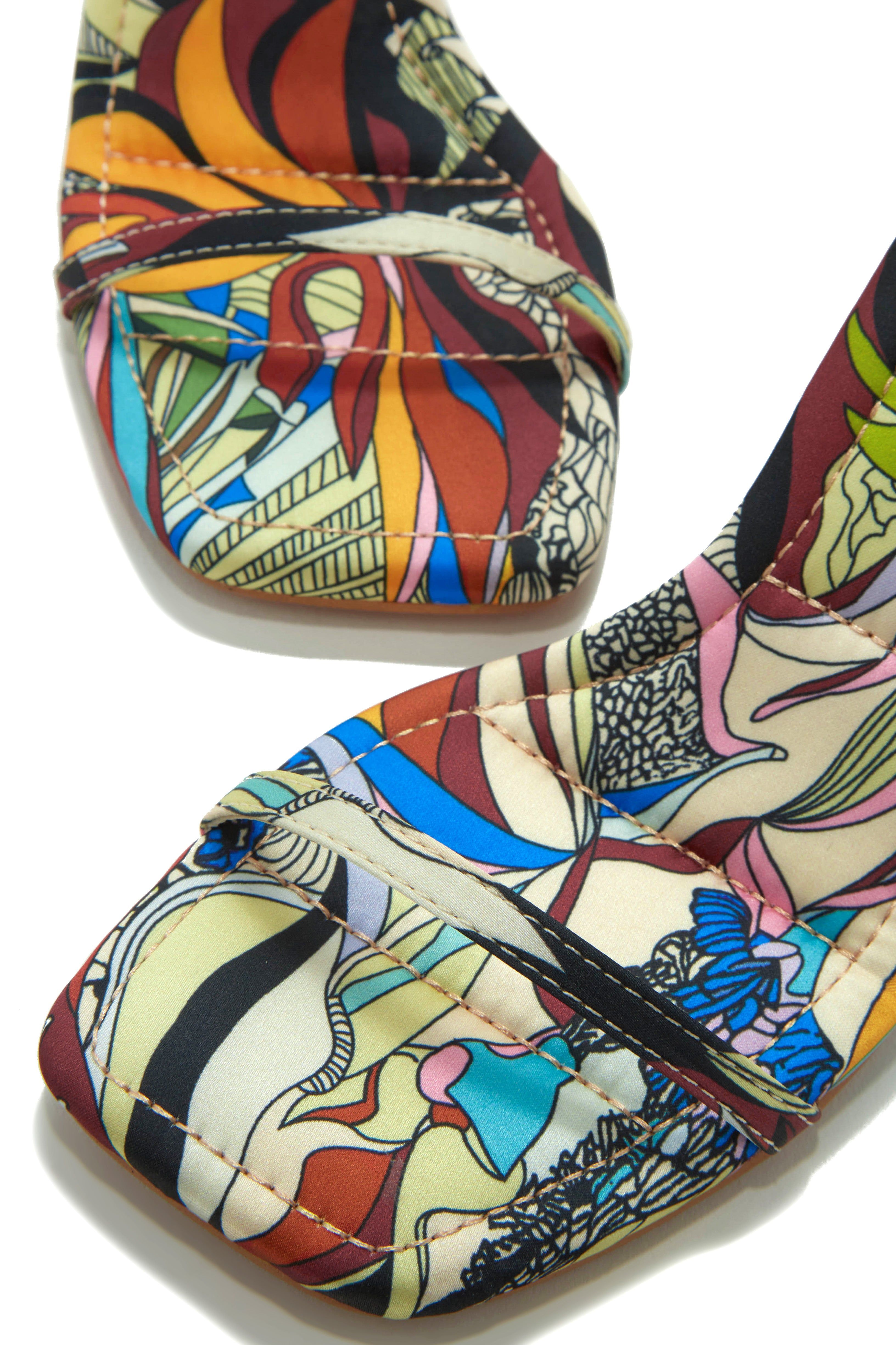 Iyla Single Sole Mid Heels - Multi sold by Miss Lola product image thumbnail 4