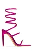 Nathalie Around The Ankle Coil High Heels - Pink sold by Miss Lola