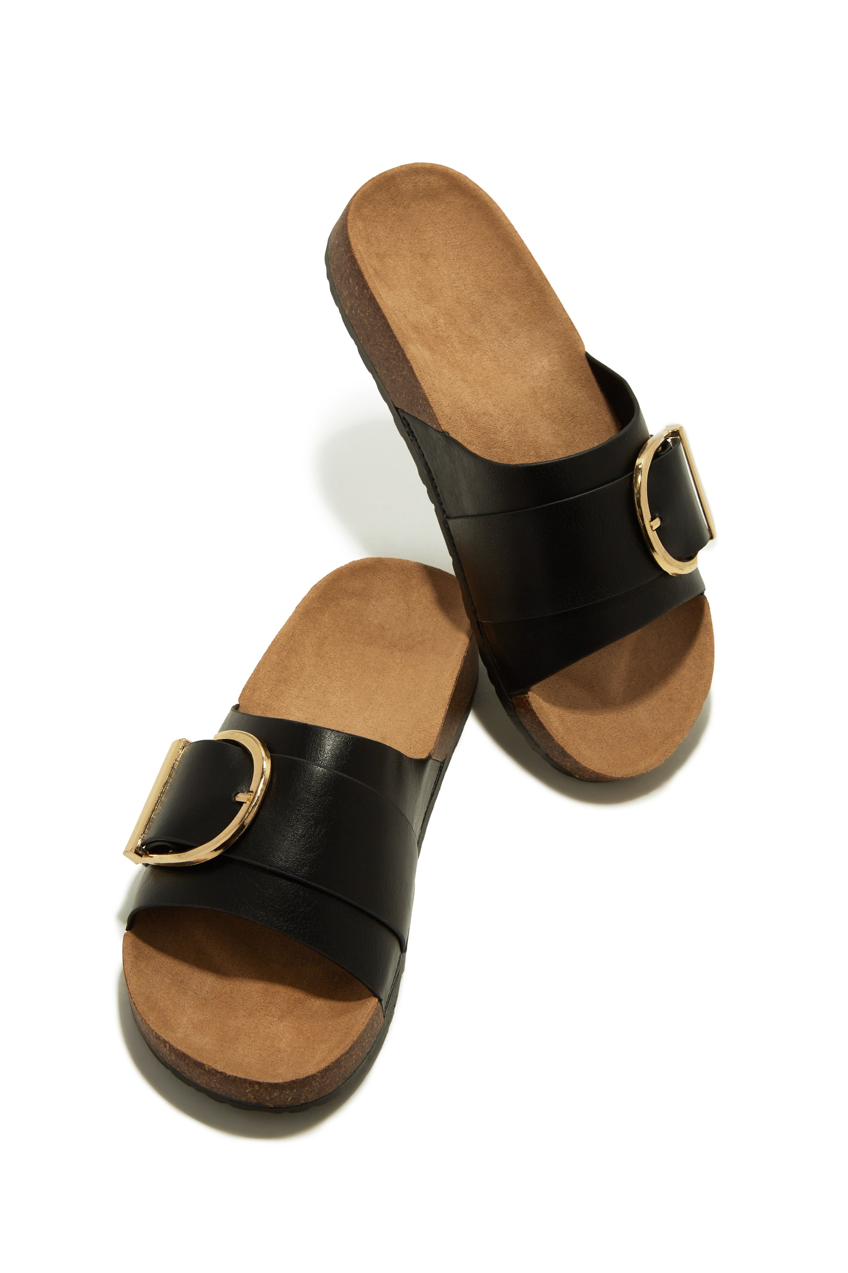 Sunset Lover Flat Slip On Sandals - Tan sold by Miss Lola product image thumbnail 5