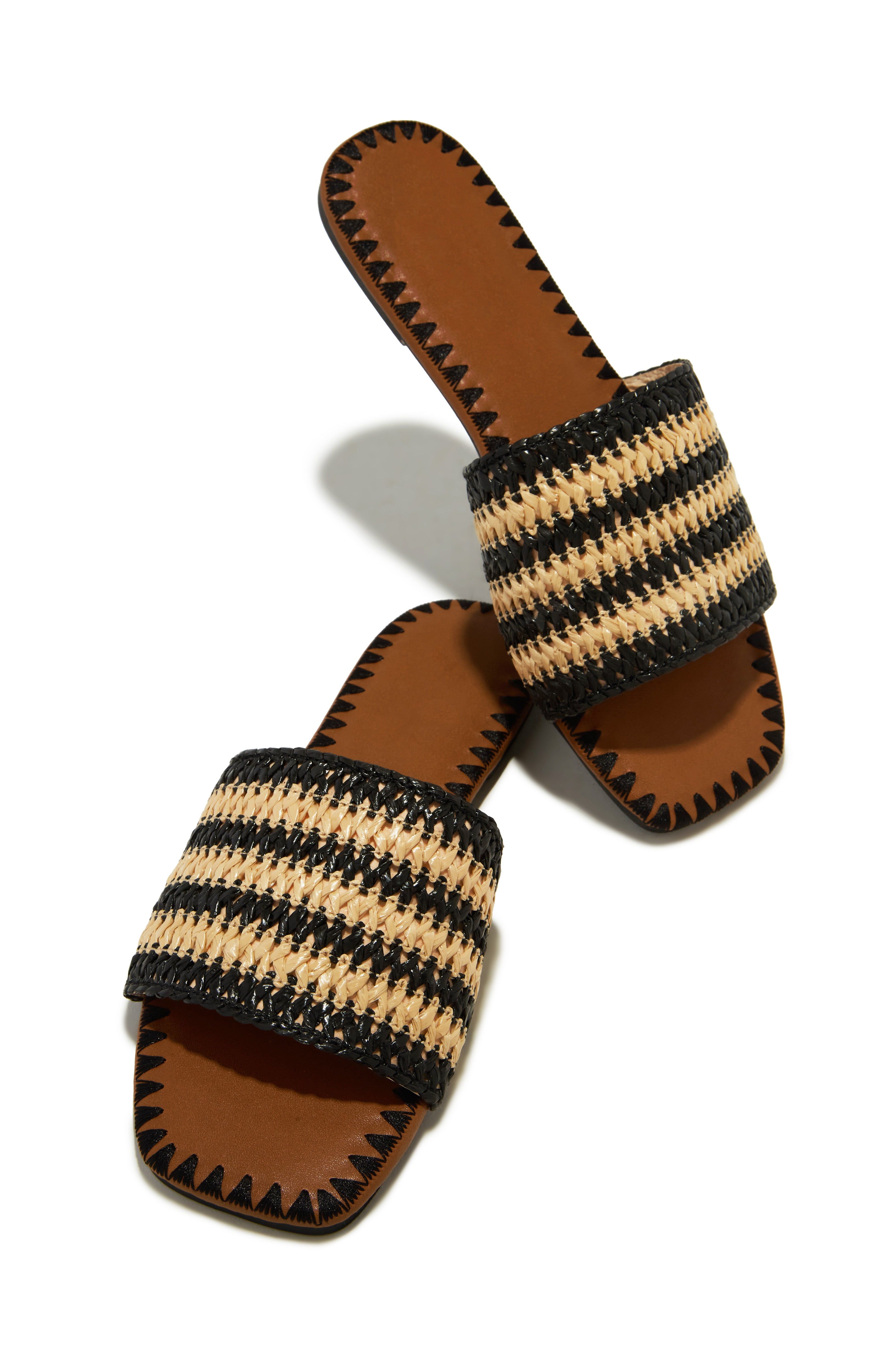 Jaylen Slip On Sandals - Black sold by Miss Lola product image thumbnail 5