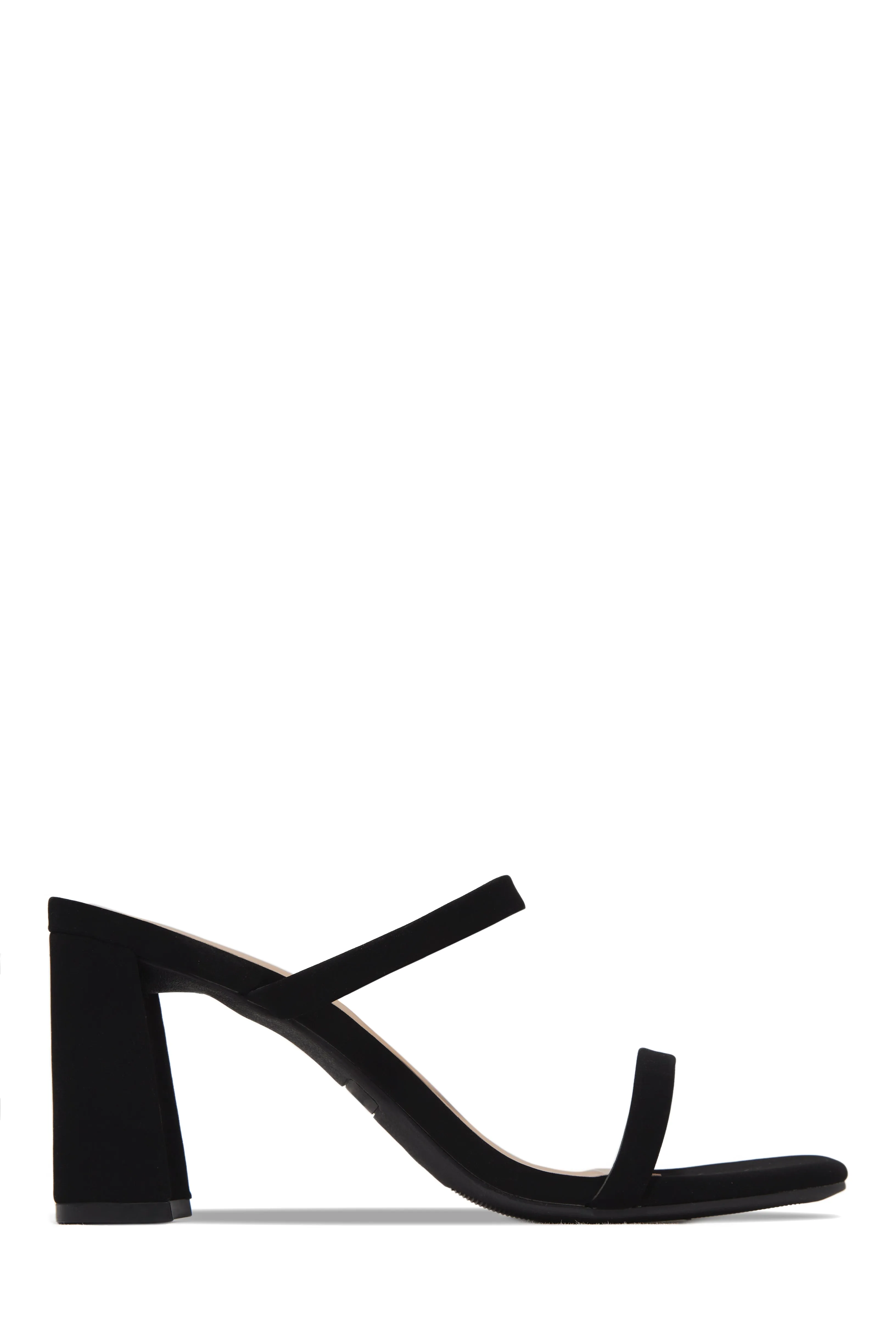 Jaynee Block Heel Mules - Nude sold by Miss Lola product image thumbnail 5