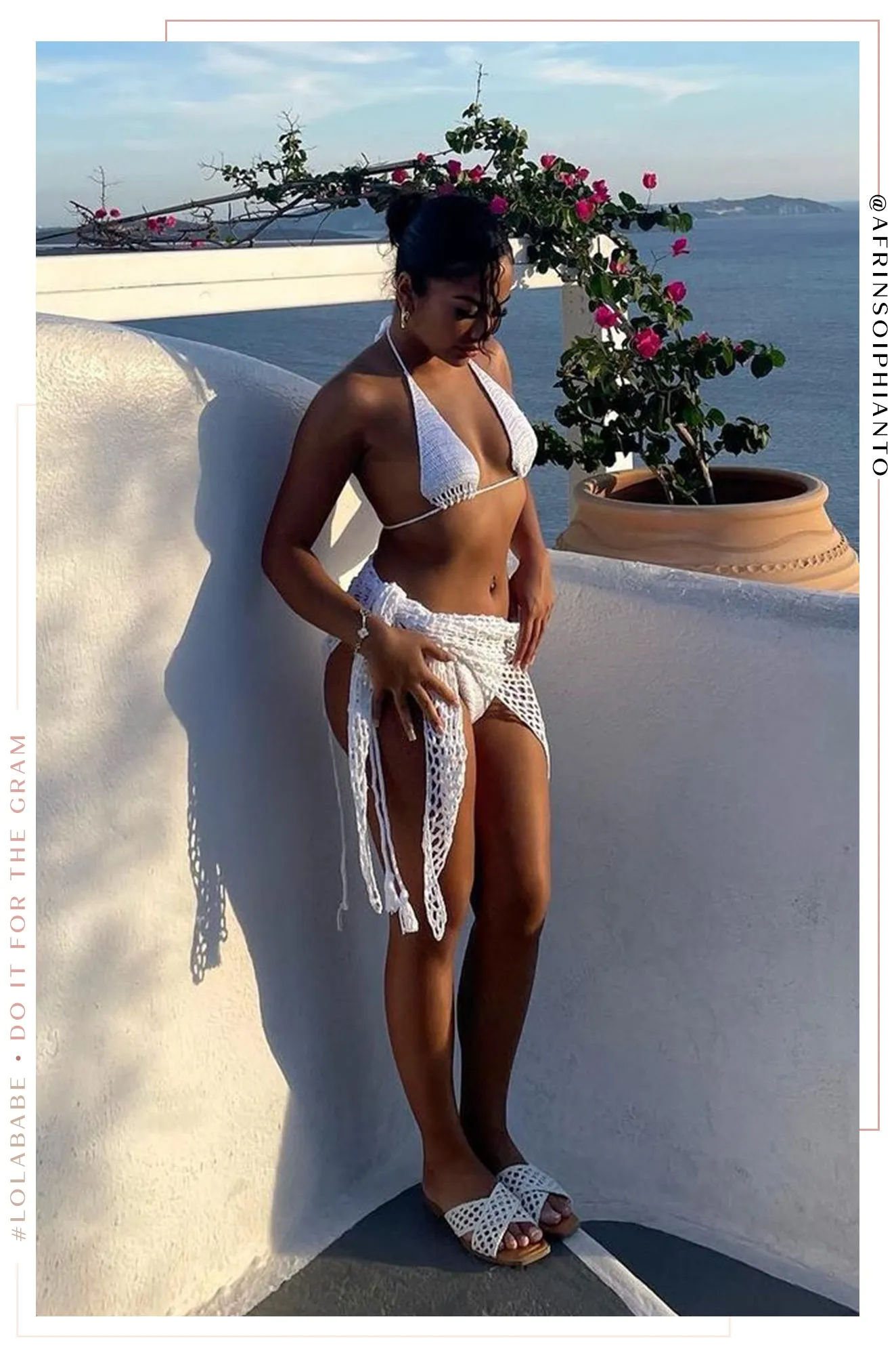 Beachside Slip On Sandals - White sold by Miss Lola product image thumbnail 2