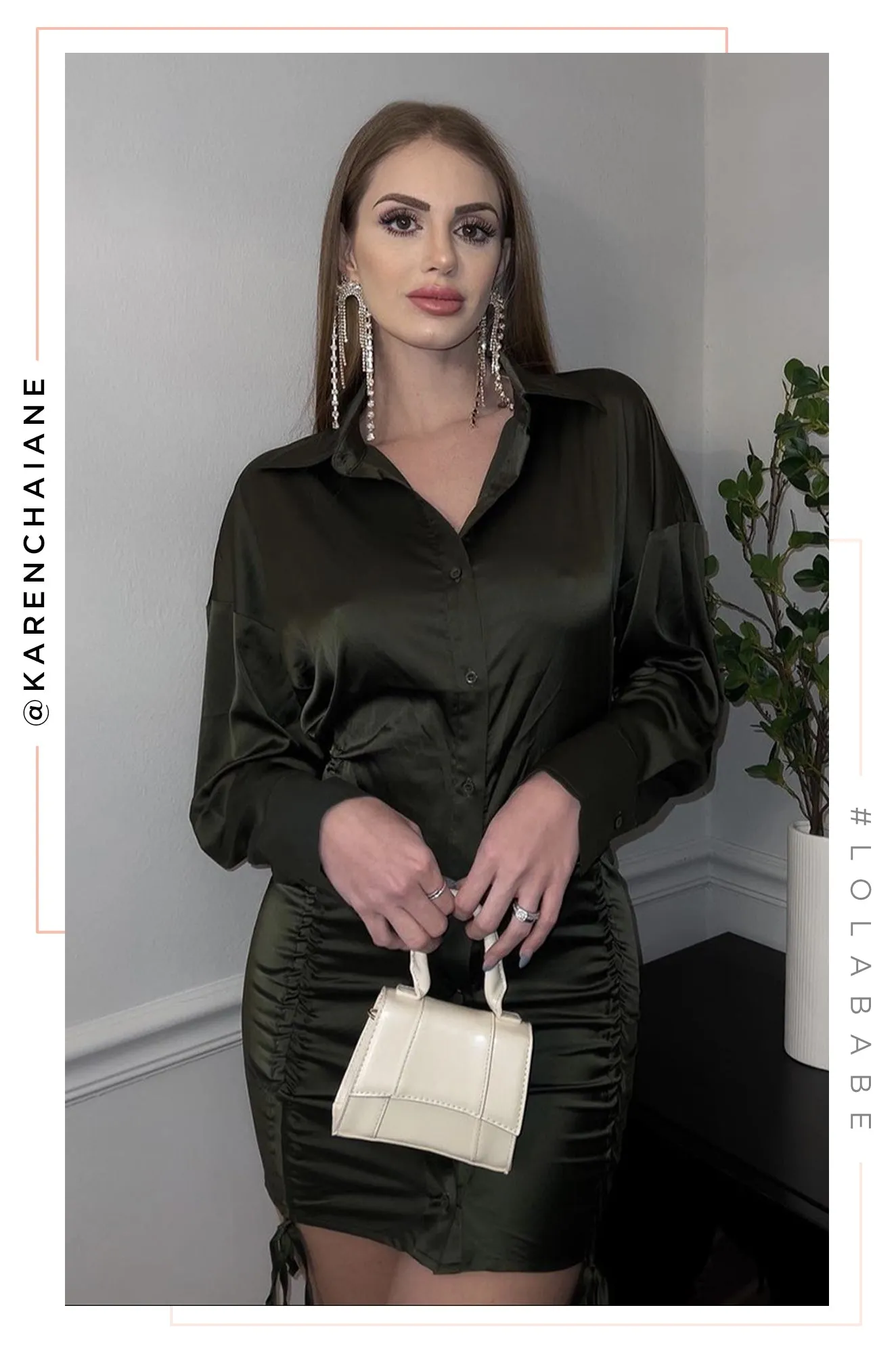 Special Touch Embellished Dangle Earring - Gold sold by Miss Lola product image thumbnail 5