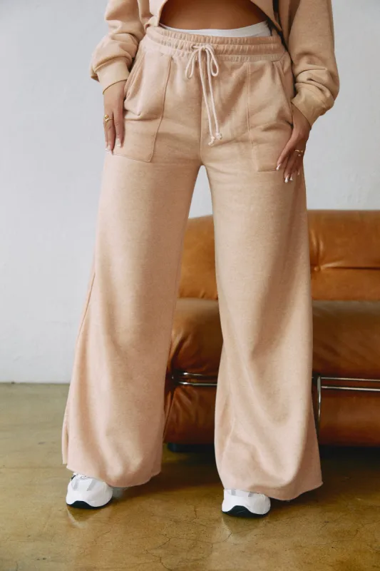 Cozy Moments Jogger Pant - Nude sold by Miss Lola