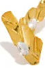 Kiasu Embellished Statement Dangle Earring - Yellow sold by Miss Lola