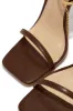 Perfect Affair Single Sole High Heels - Brown sold by Miss Lola