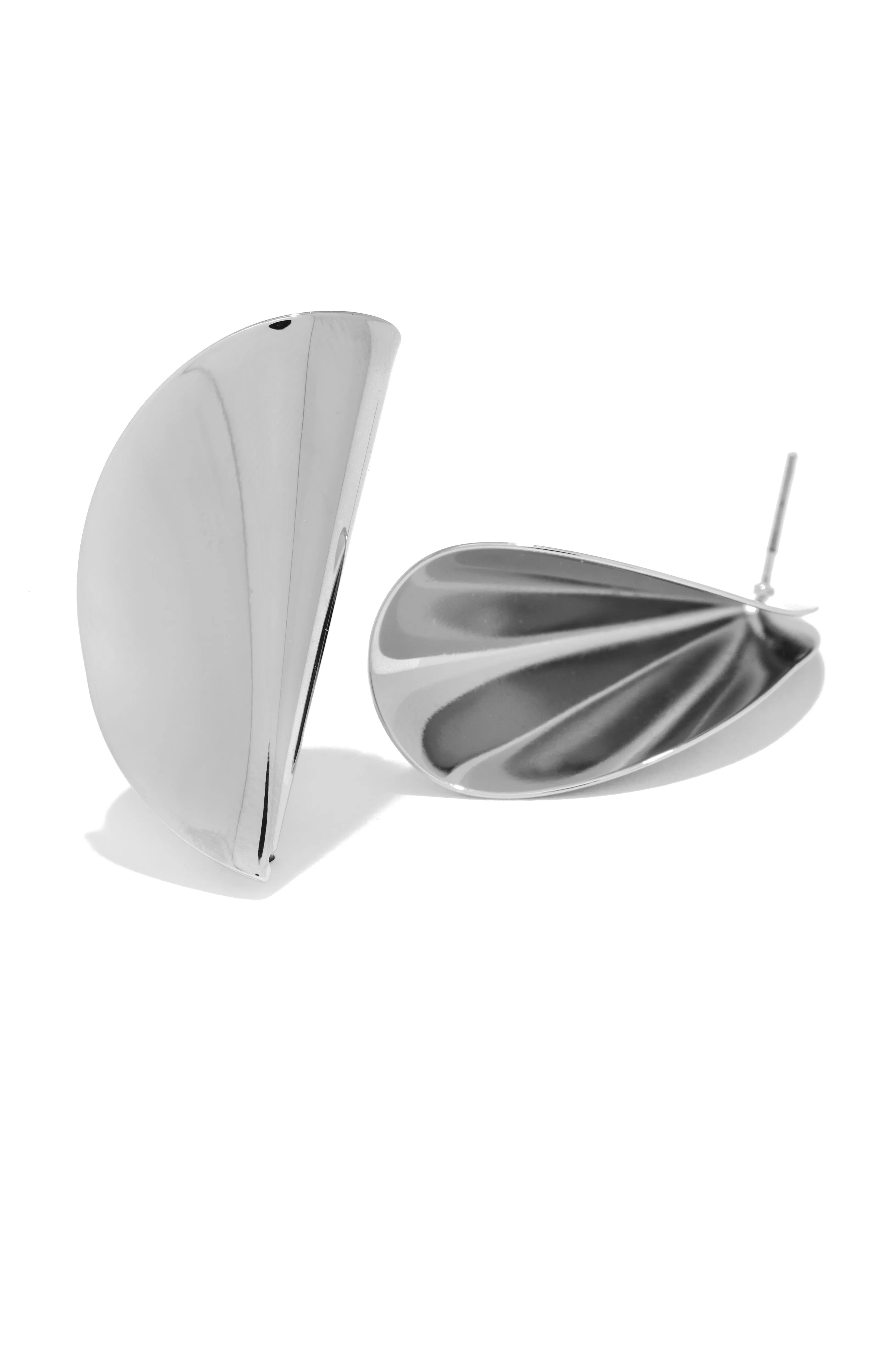 Kaya Statement Earring - Silver sold by Miss Lola product image thumbnail 3