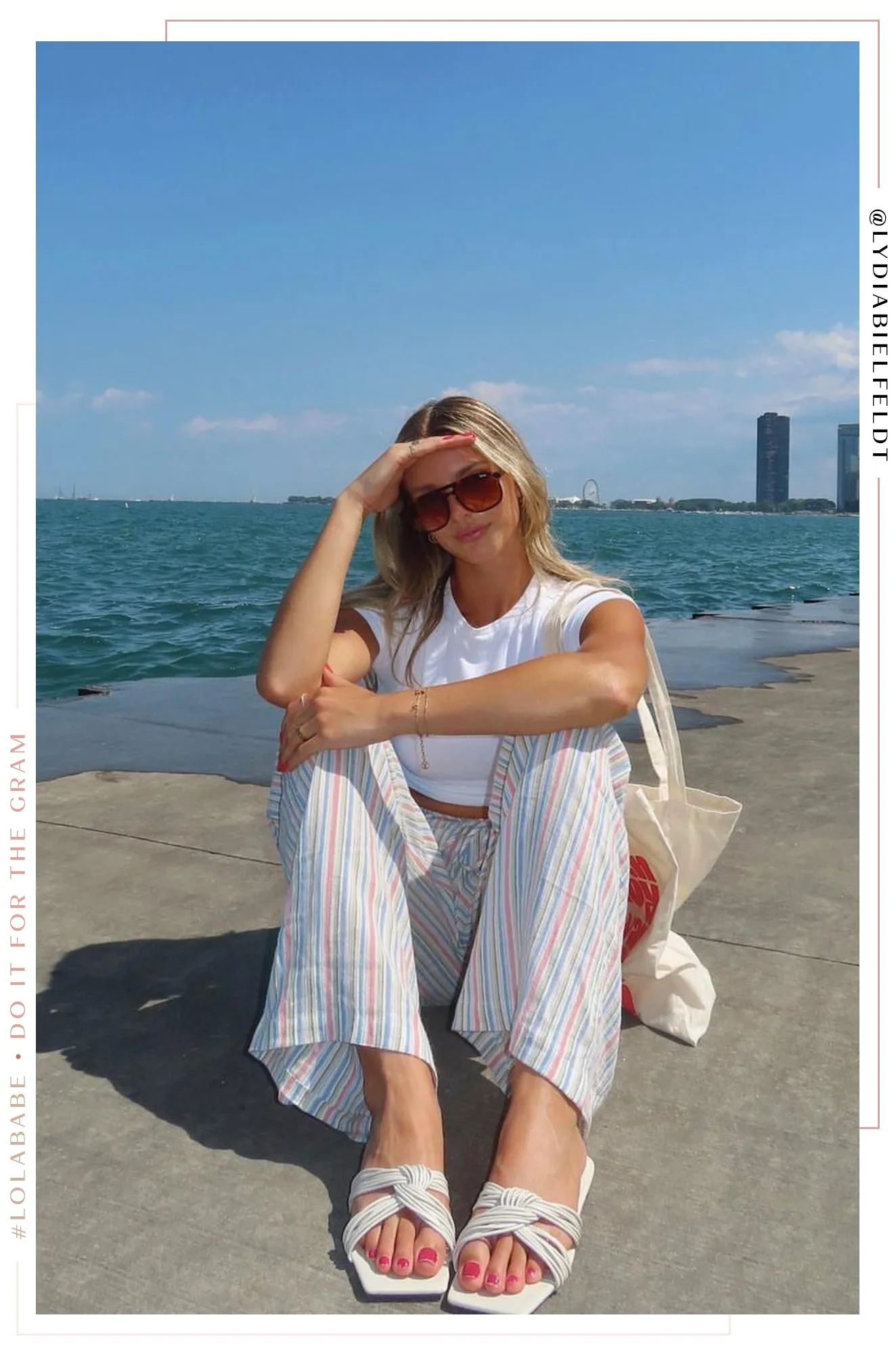 Island Lover Slip On Sandals - Bone sold by Miss Lola