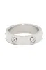 Jackie Rhodium Plated Stainless Steel CZ Ring - Silver sold by Miss Lola