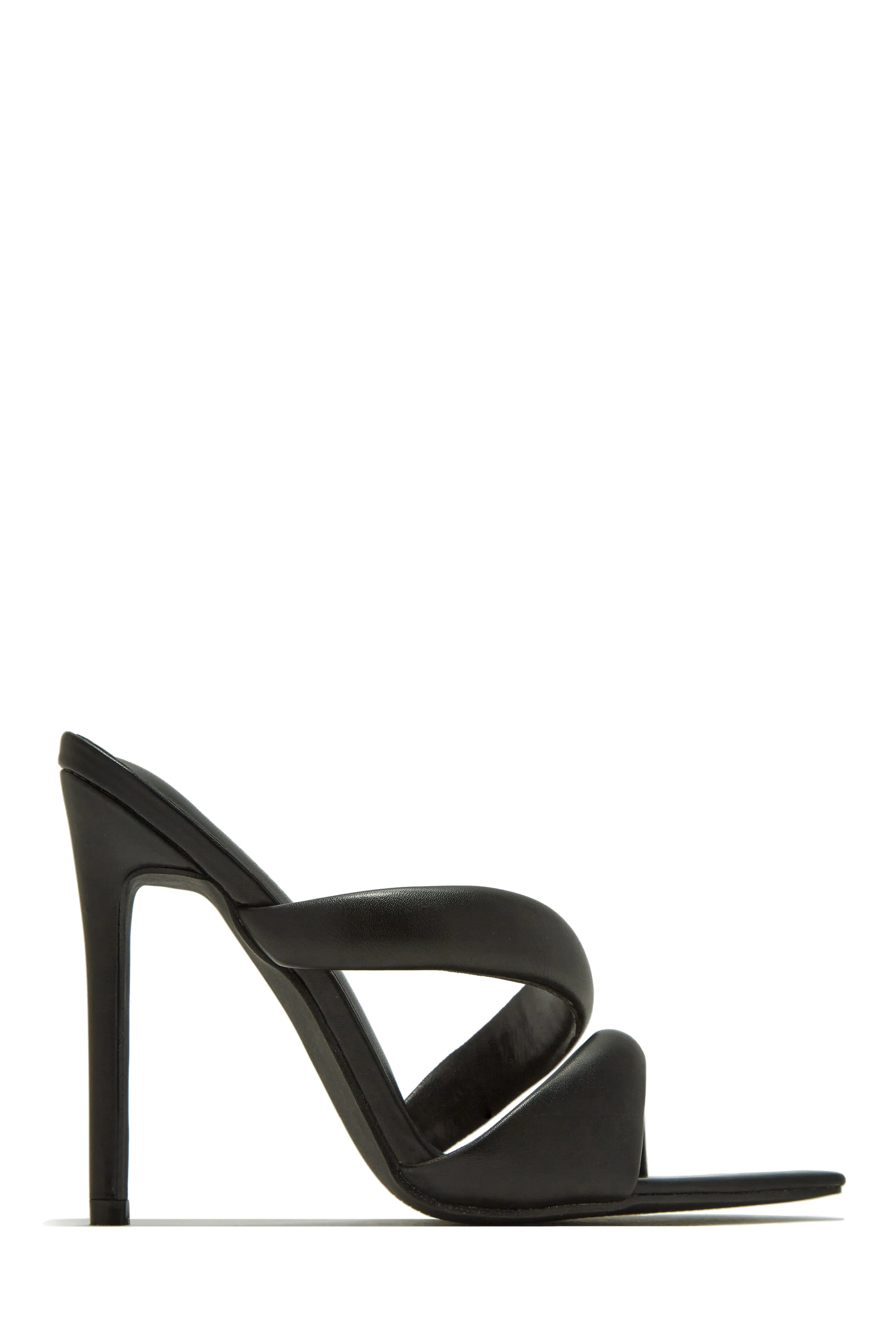 Ryett High Heel Mules - Black sold by Miss Lola product image thumbnail 4