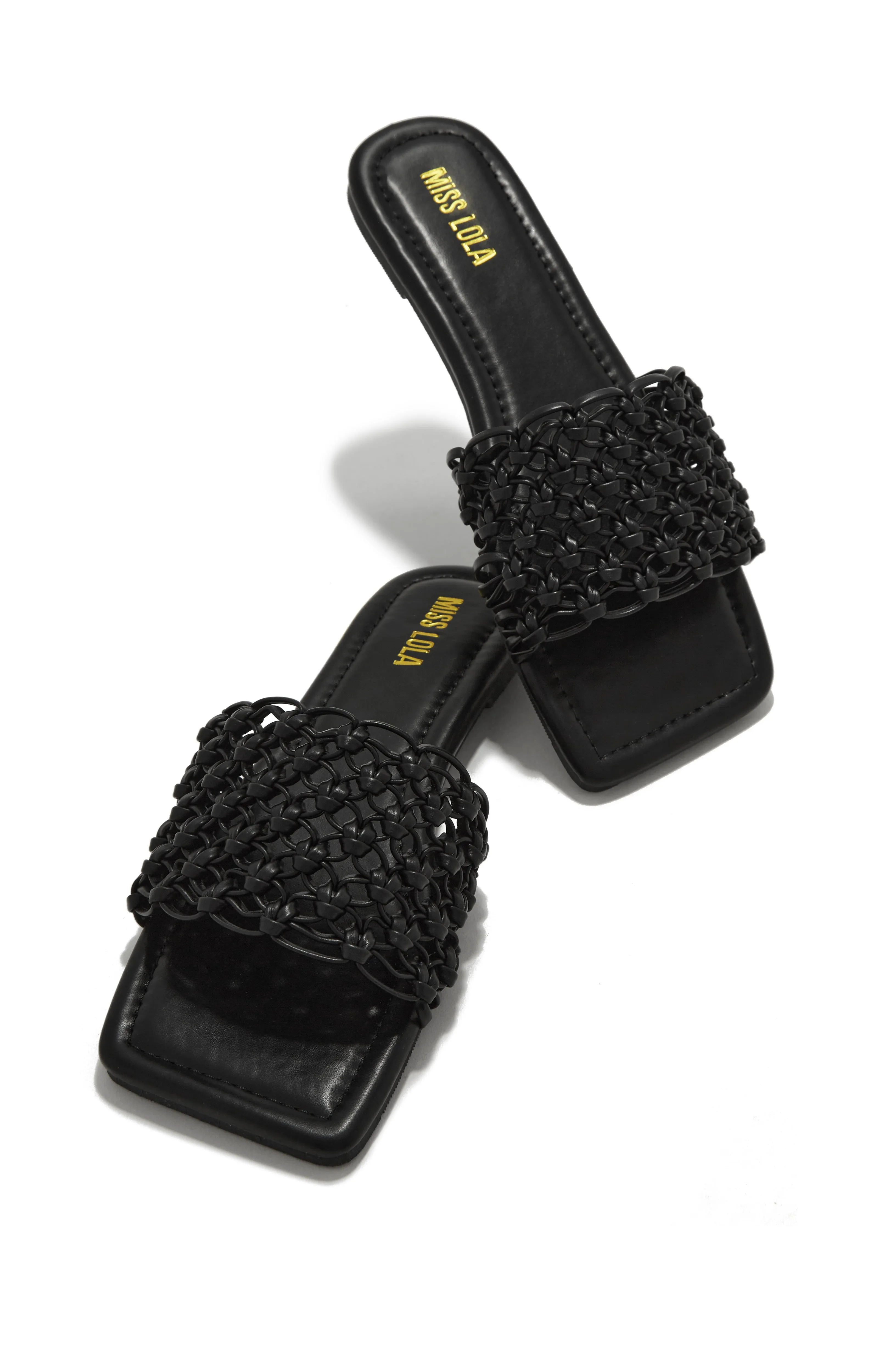 Playa Hermosa Slip On Sandals - Black sold by Miss Lola product image thumbnail 2