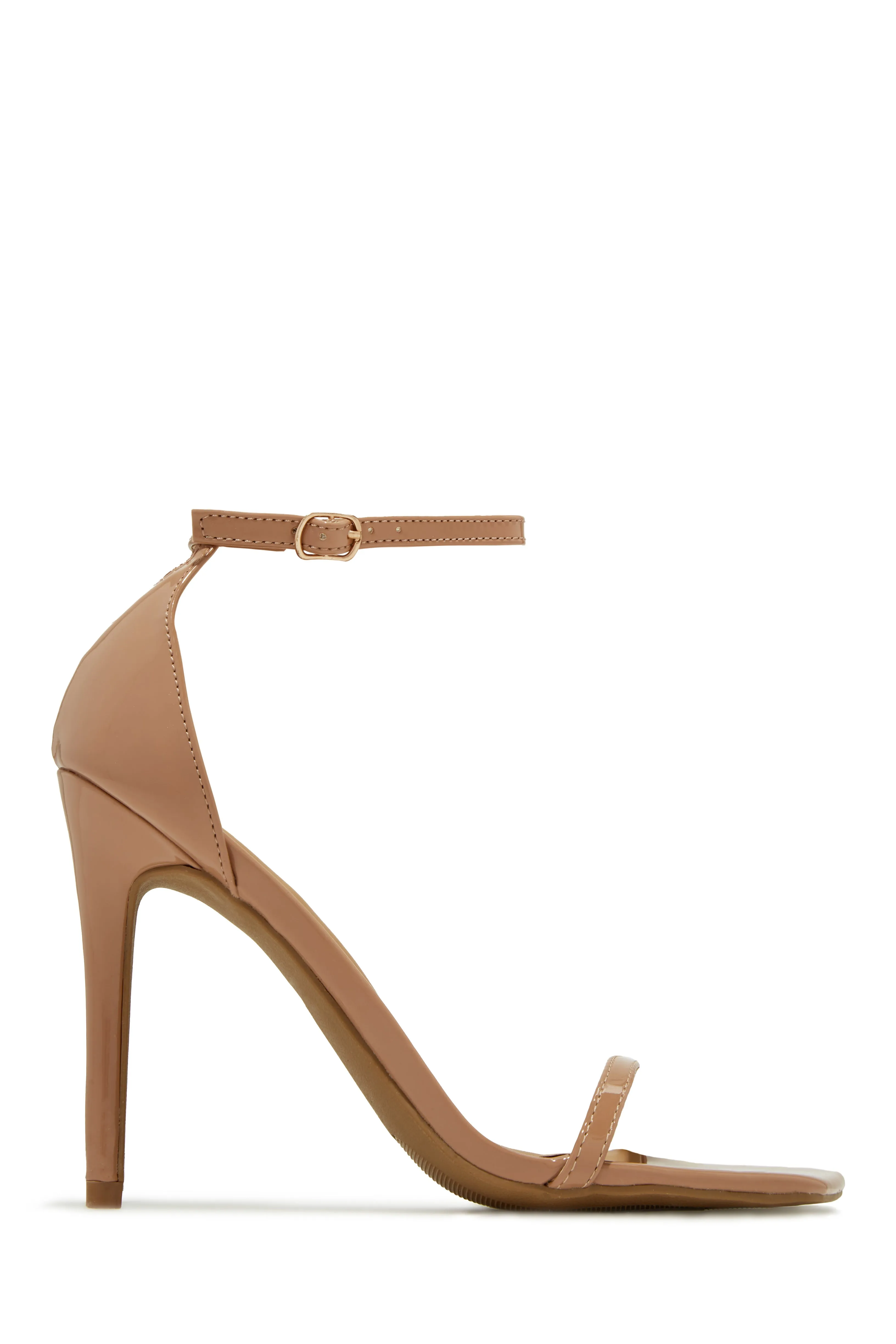 Celebrate Life Single Sole High Heels - Dark Nude sold by Miss Lola