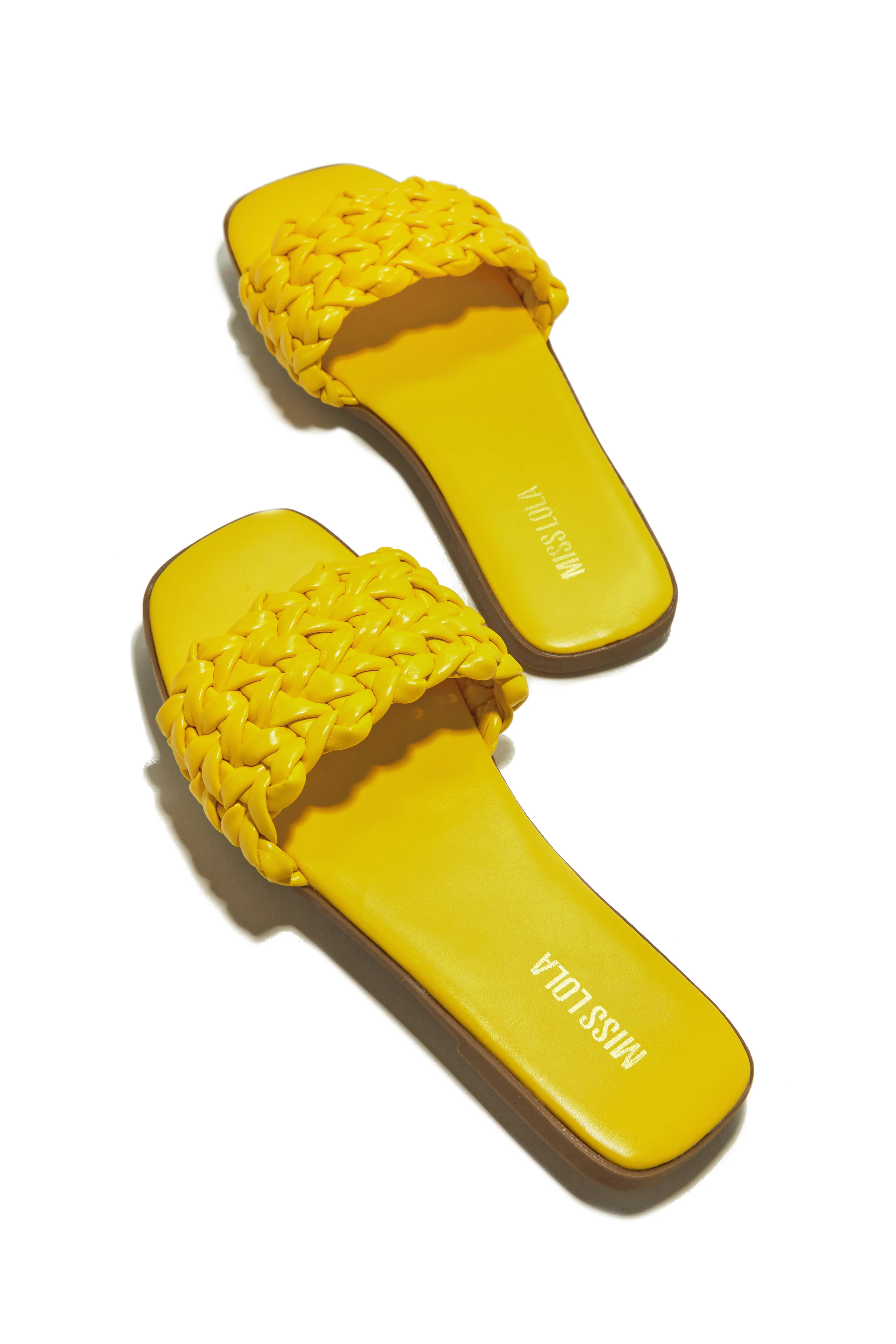 Tulum Sun Slip On Sandals - Yellow sold by Miss Lola product image thumbnail 3