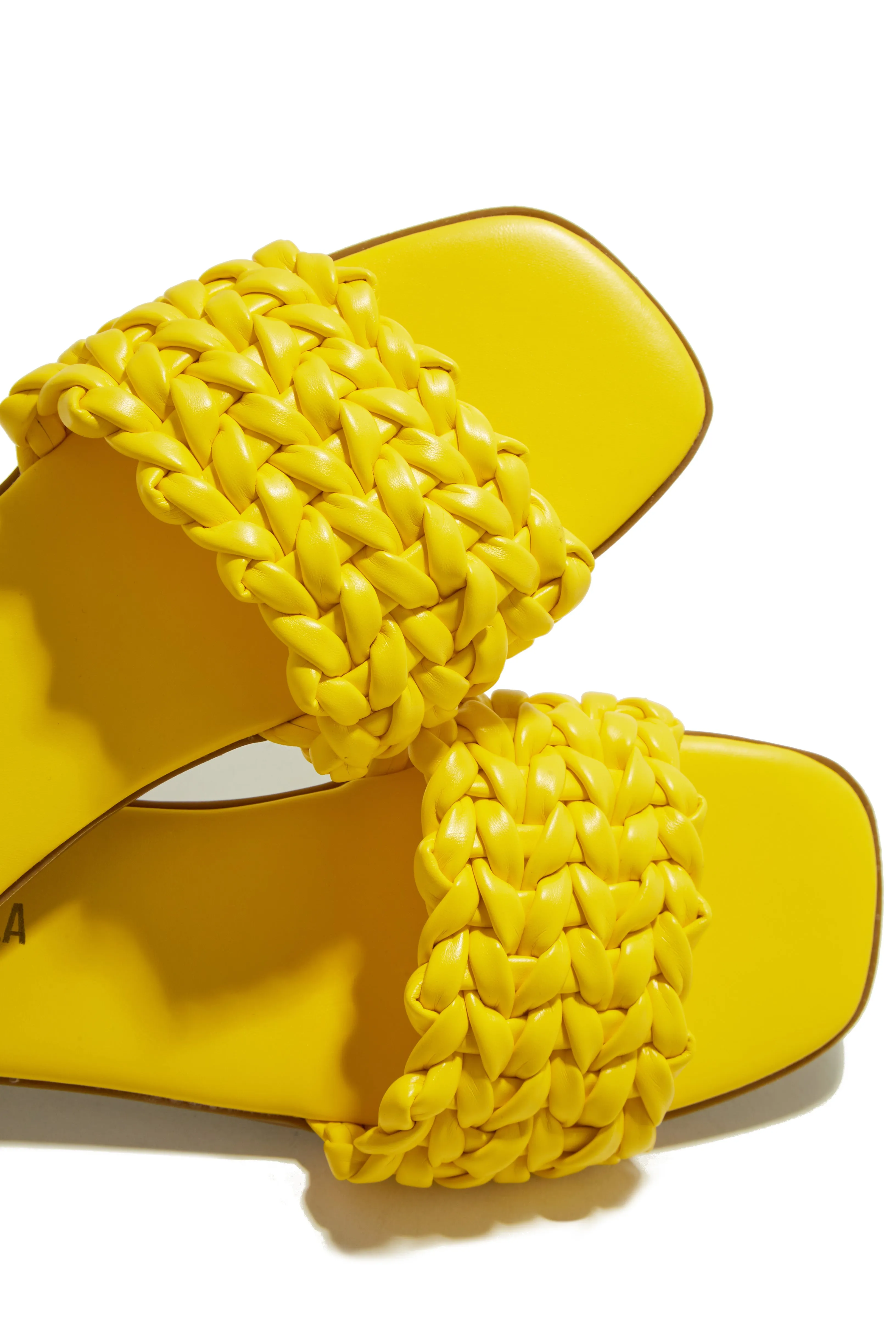 Tulum Sun Slip On Sandals - Yellow sold by Miss Lola product image thumbnail 2