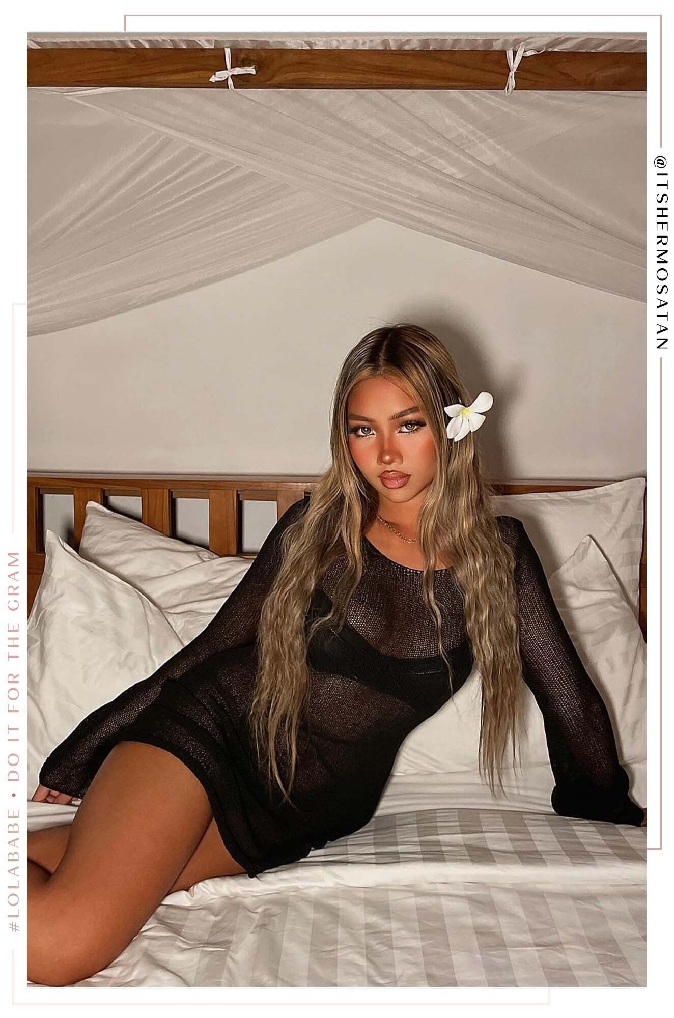 Caelyn - Black sold by Miss Lola product image thumbnail 4