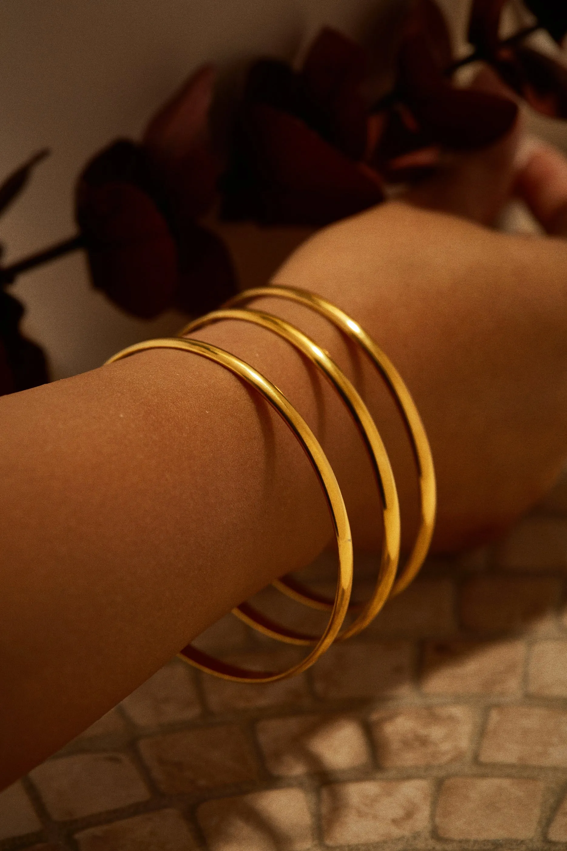 Ava Bangle Set - Gold sold by Miss Lola product image thumbnail 2