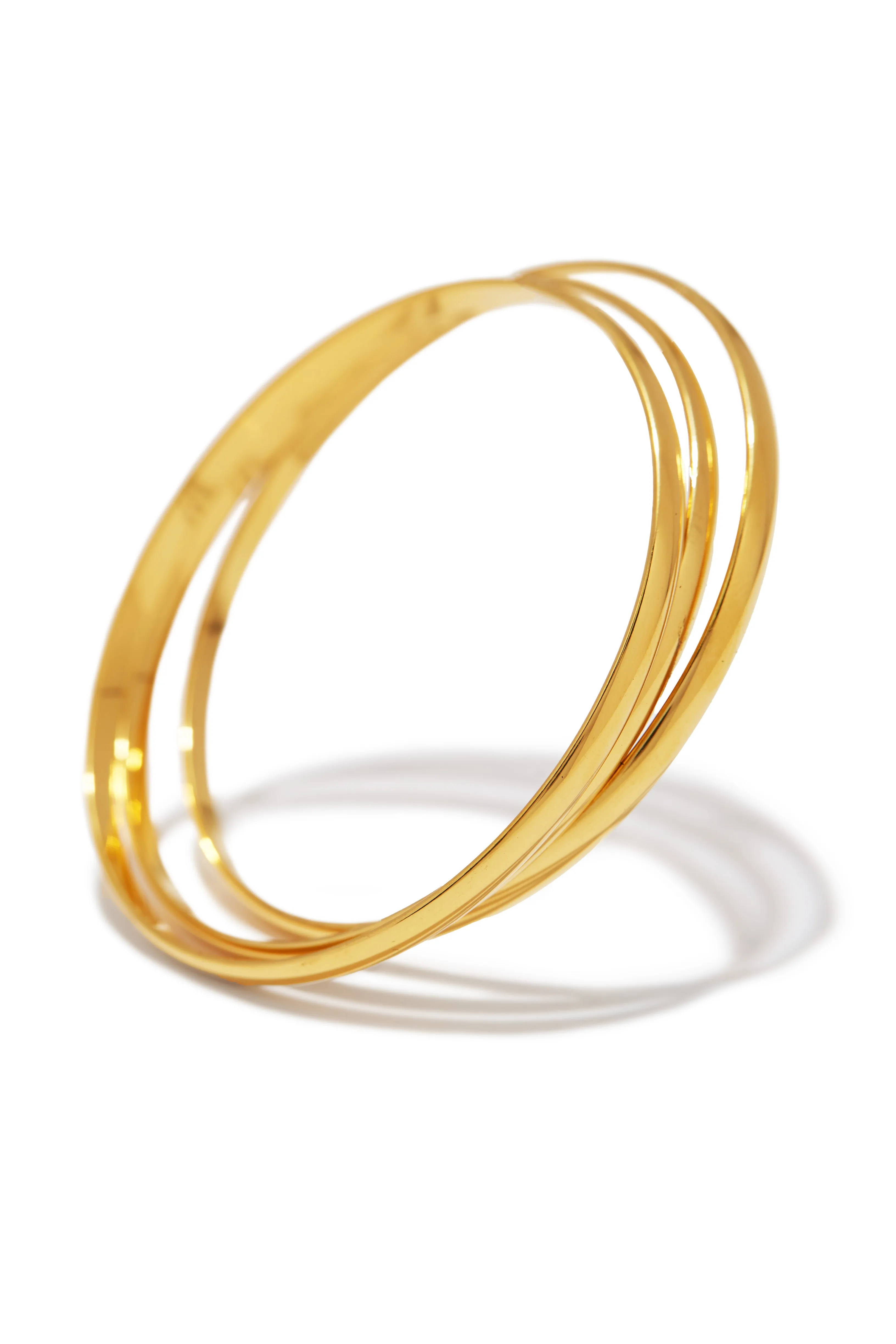 Ava Bangle Set - Gold sold by Miss Lola