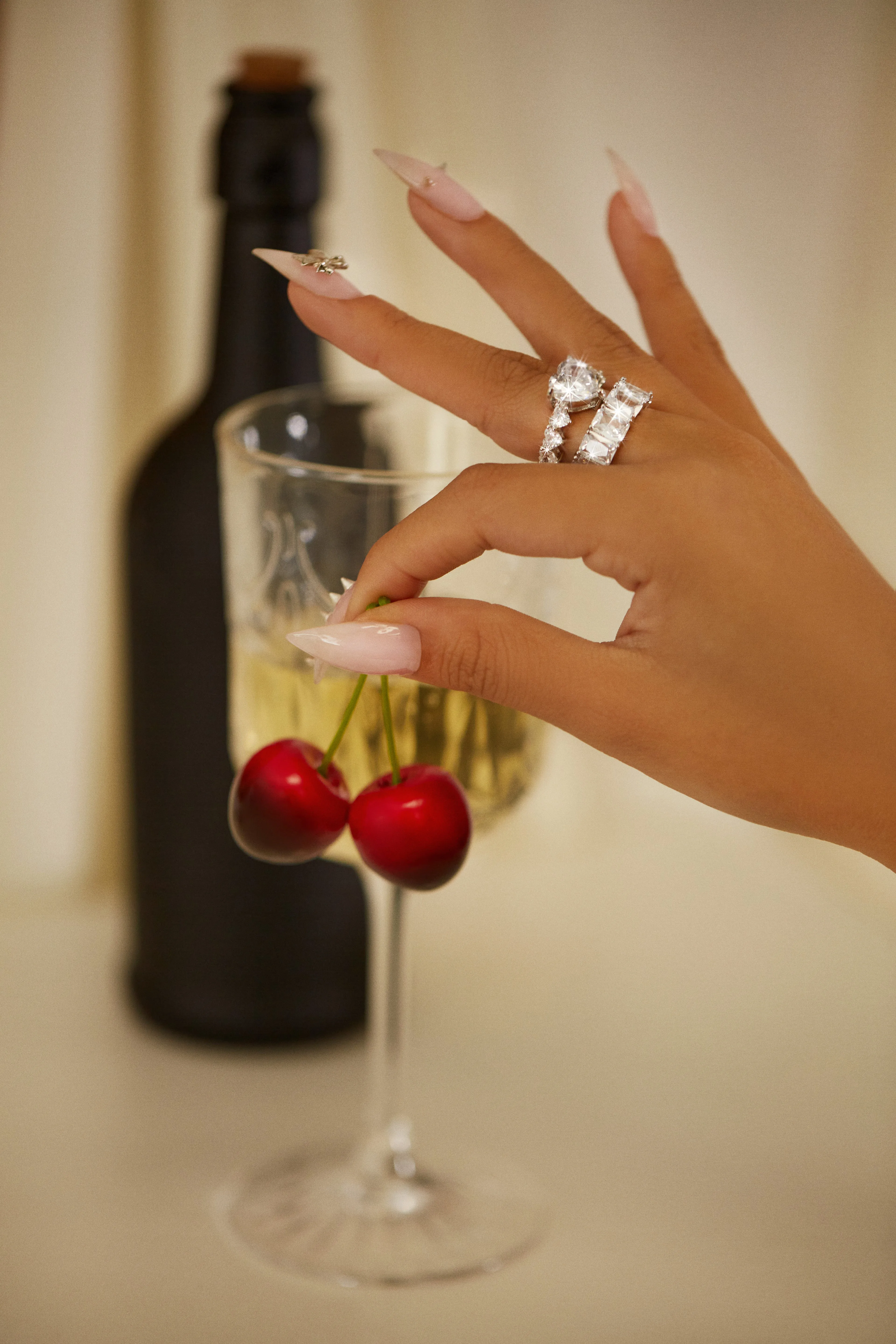 True Love Heart Embellished Ring - Silver sold by Miss Lola product image thumbnail 2