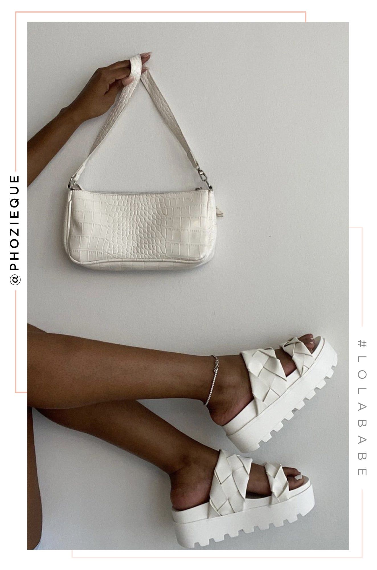 Aleah Anklet - Silver sold by Miss Lola product image thumbnail 3