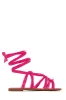 Bora Bora Lace Up Sandals - Pink sold by Miss Lola