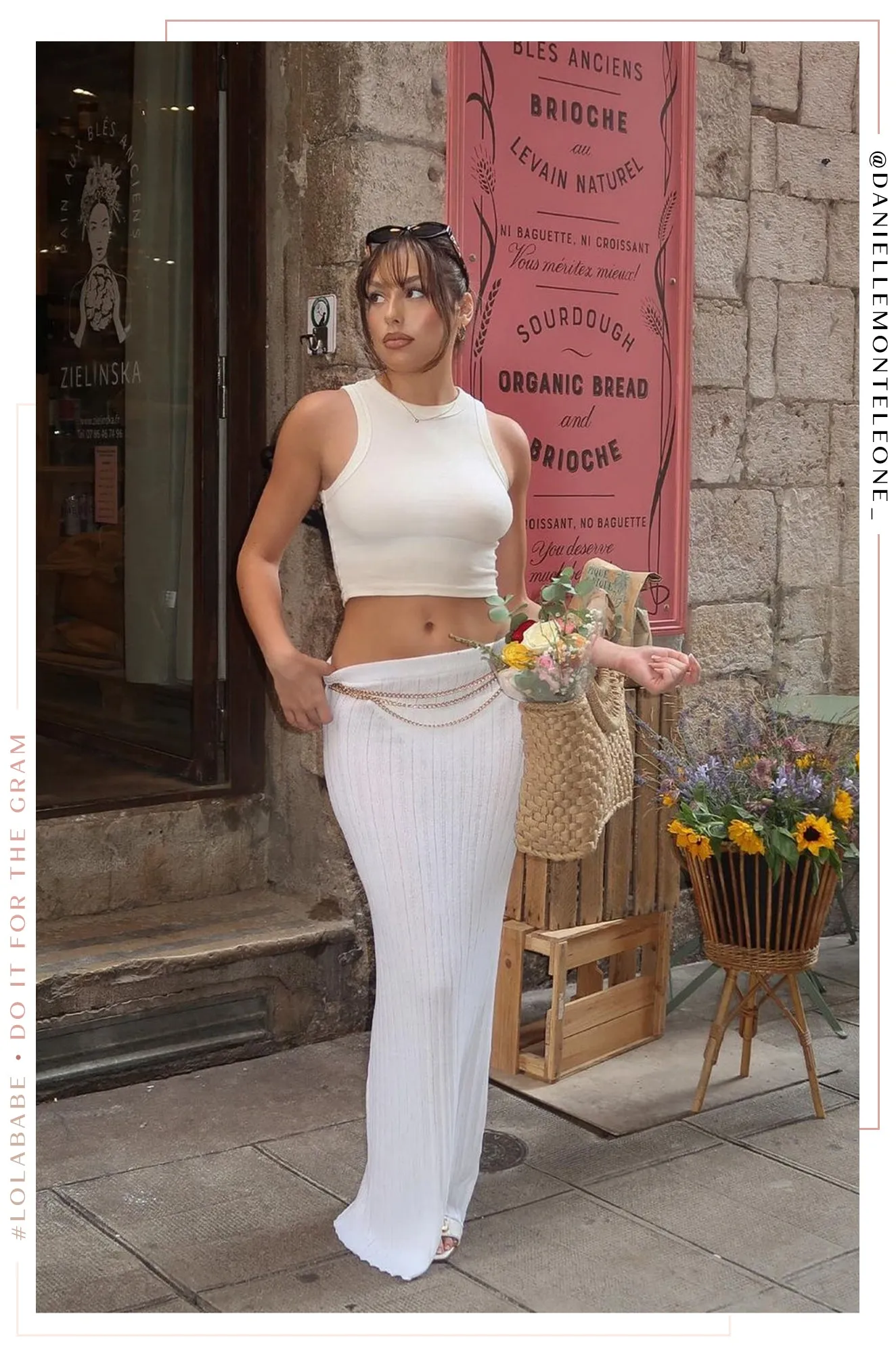 Trips To Cabo Top Handle Straw Bag - Tan sold by Miss Lola product image thumbnail 5