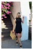 Trips To Cabo Top Handle Woven Bag - Tan sold by Miss Lola