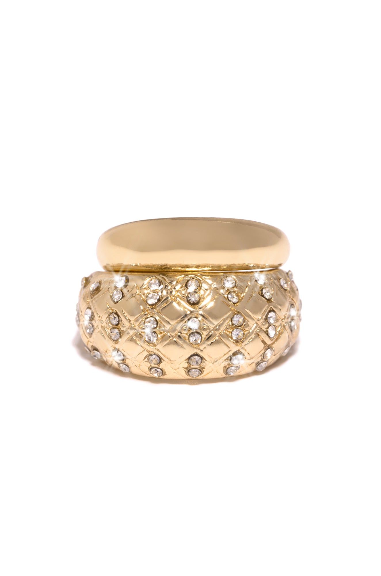 Elise Two Piece Ring Set - Gold sold by Miss Lola product image thumbnail 2
