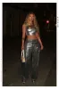 Alesandrya Metallic Tank Crop Top - Silver sold by Miss Lola