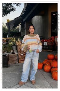 Katie High Waist Wide Leg Denim Pant - Denim sold by Miss Lola