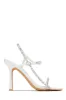 Anella Embellished Heels - White sold by Miss Lola
