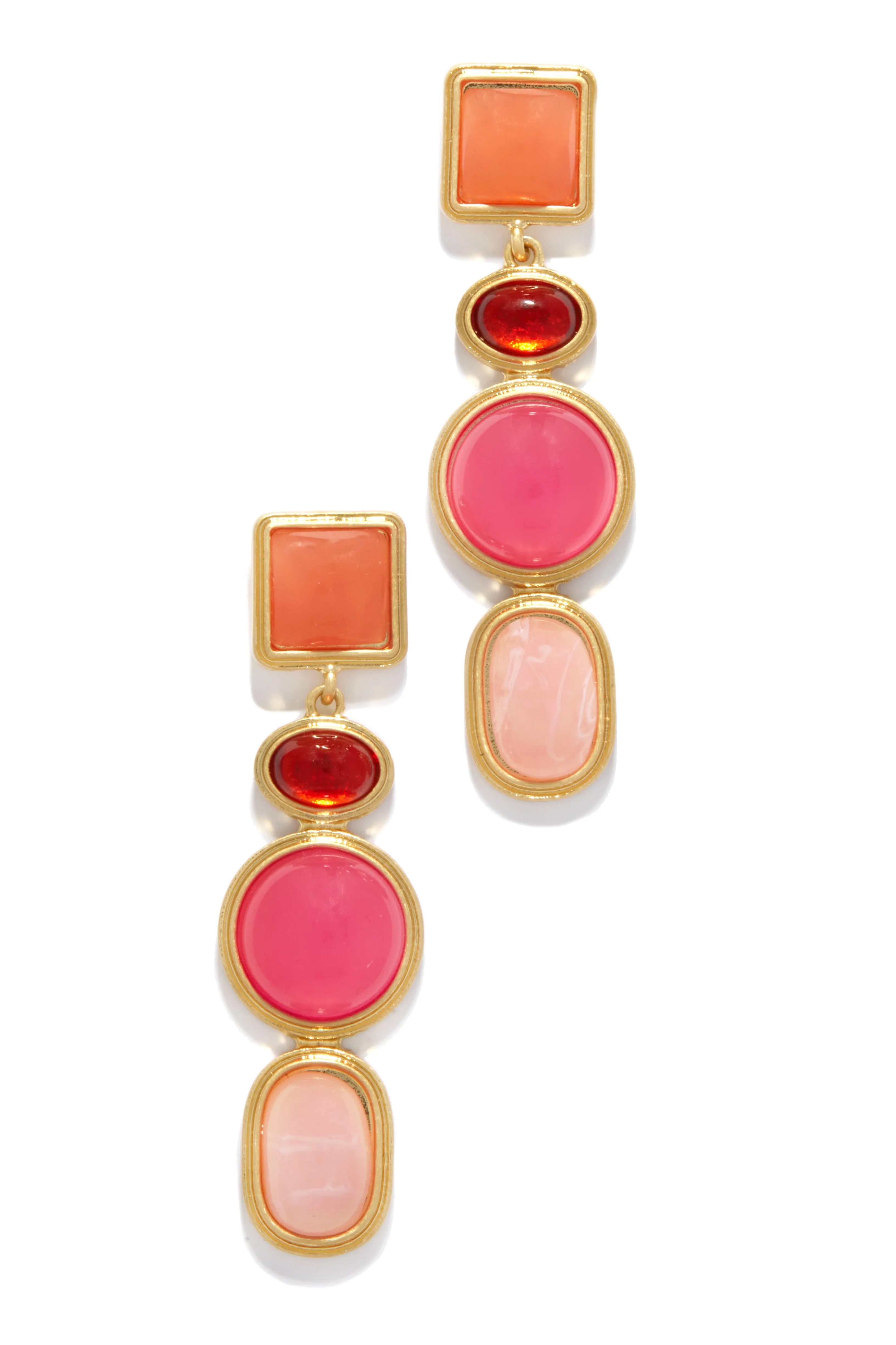Yseria Dangle Earring - Pink sold by Miss Lola product image thumbnail 3