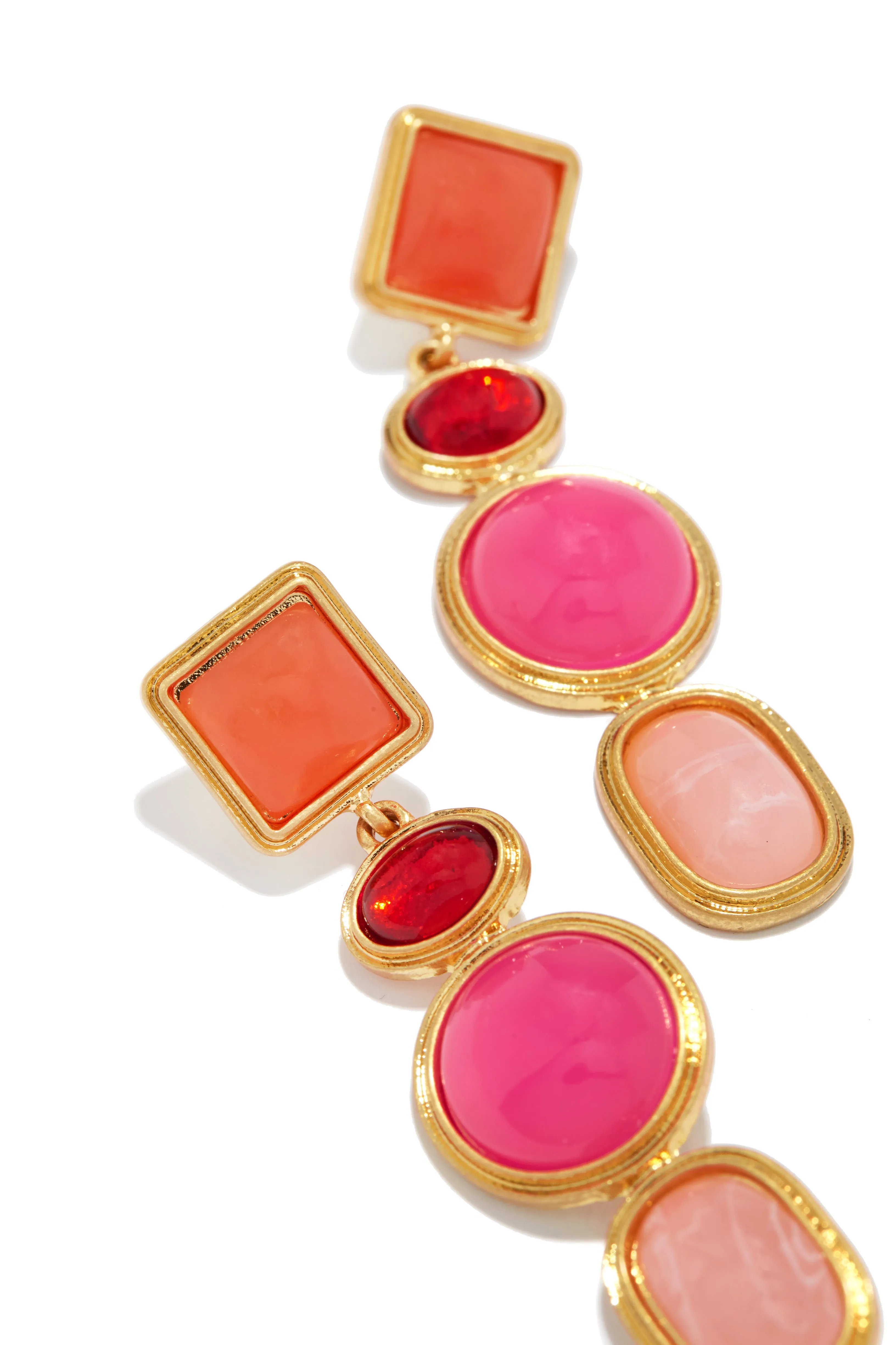 Yseria Dangle Earring - Pink sold by Miss Lola product image thumbnail 2