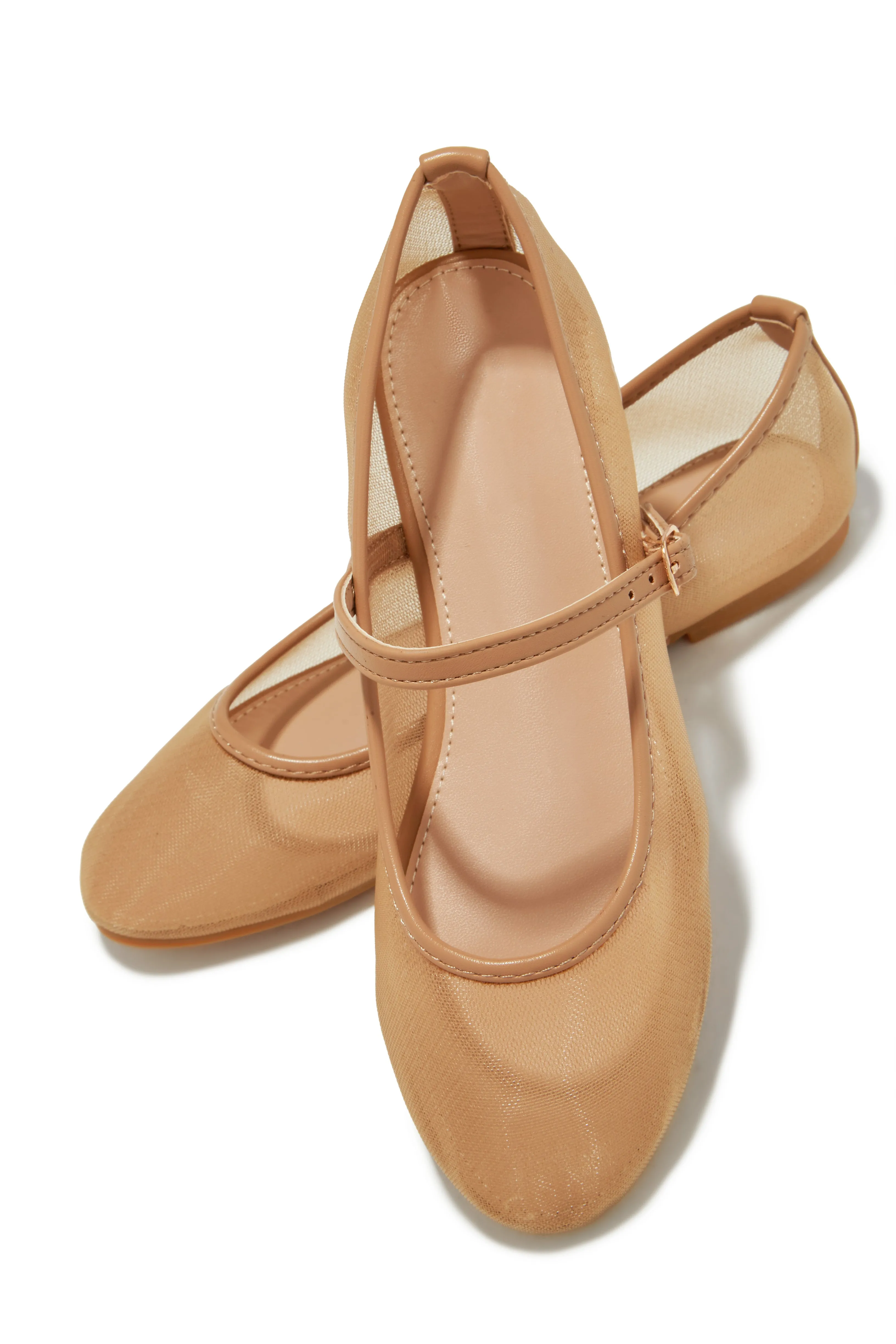 Amila Mesh Flats - Nude sold by Miss Lola product image thumbnail 2