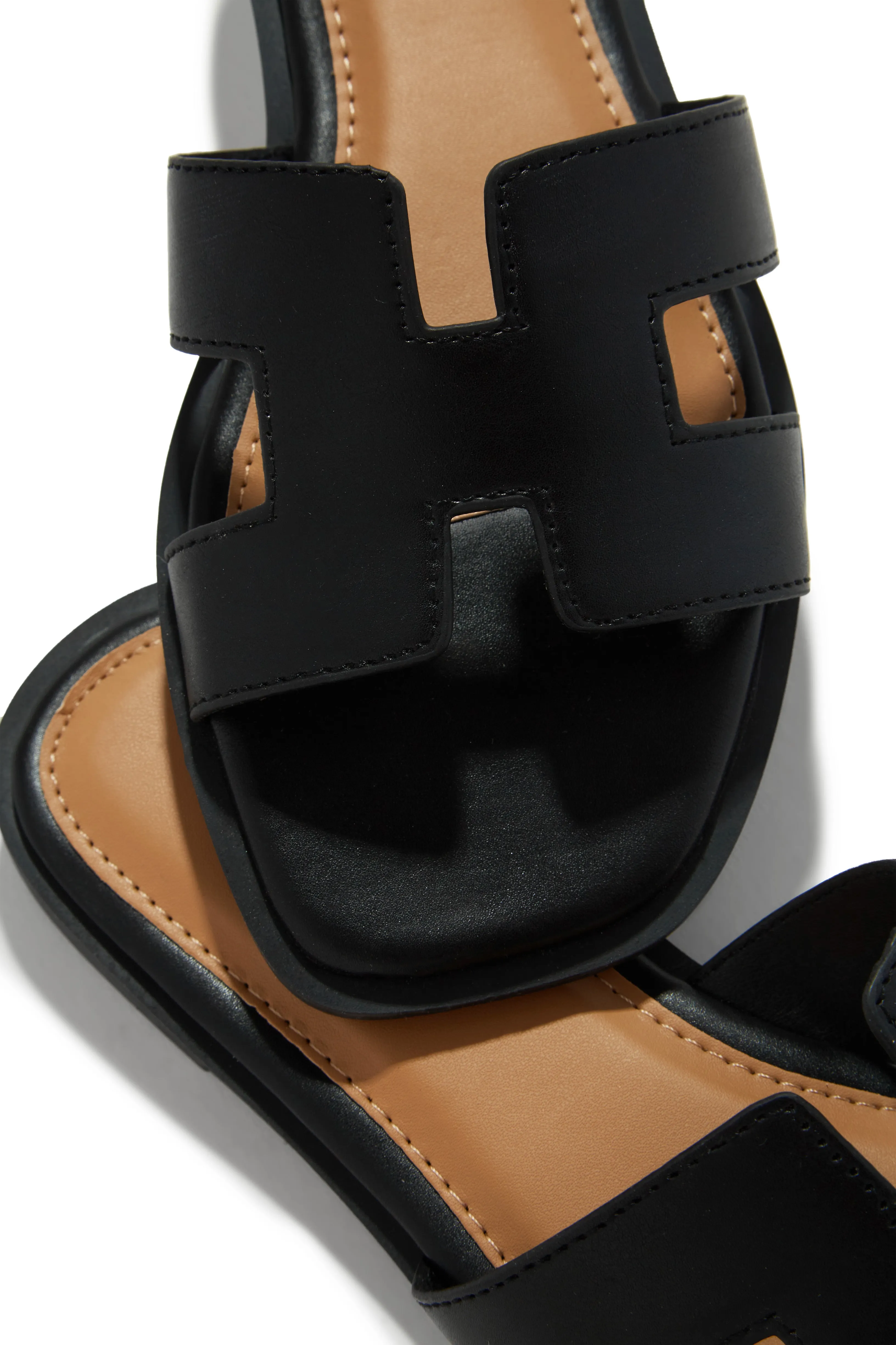 Miraya Slip On Sandals - Black sold by Miss Lola product image thumbnail 3