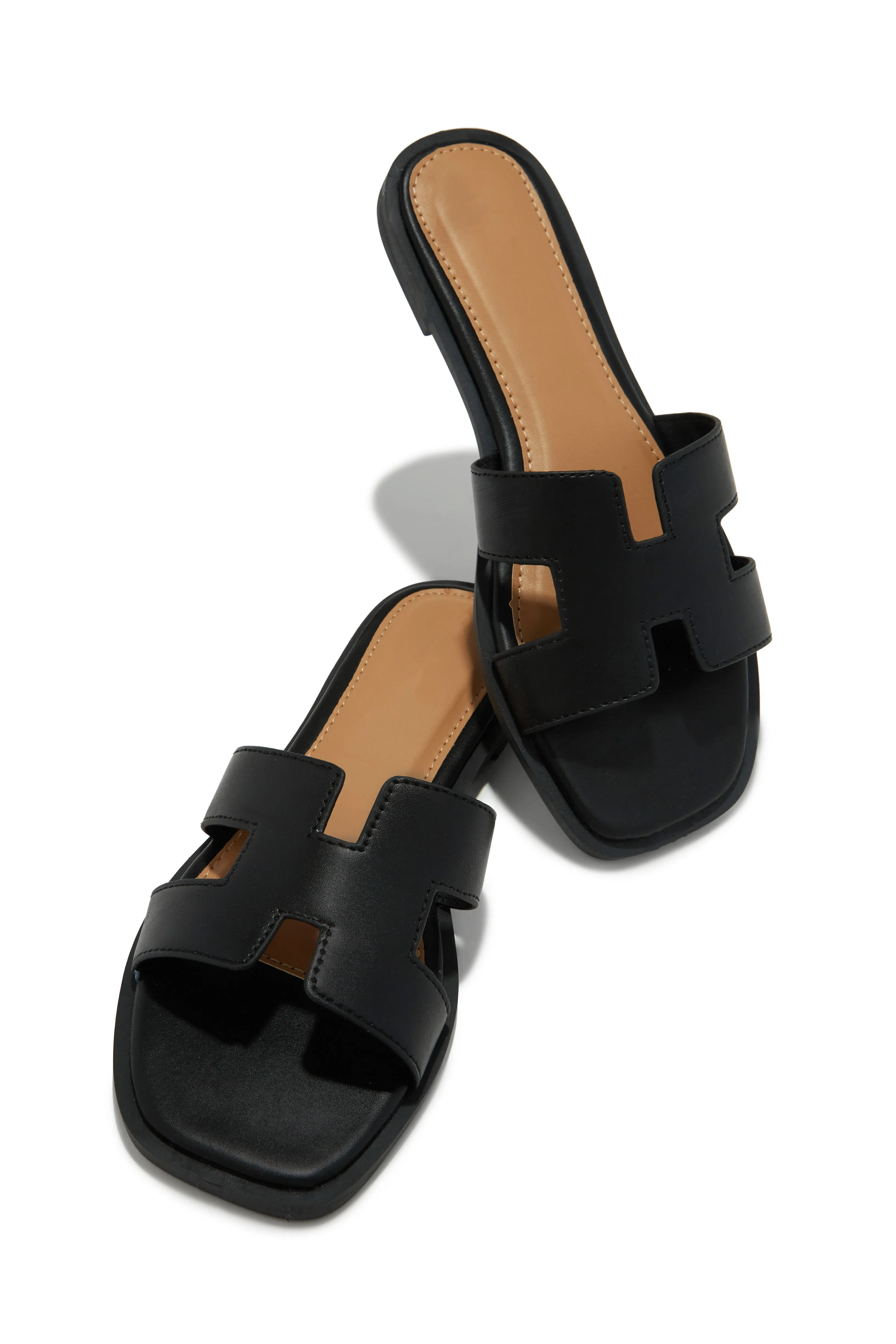 Miraya Slip On Sandals - Black sold by Miss Lola product image thumbnail 4