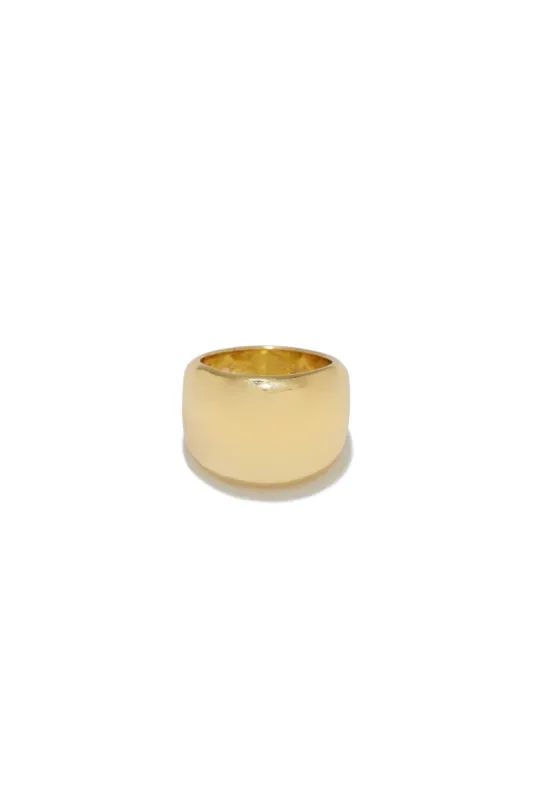 Jina Chunky Single Ring - Gold sold by Miss Lola