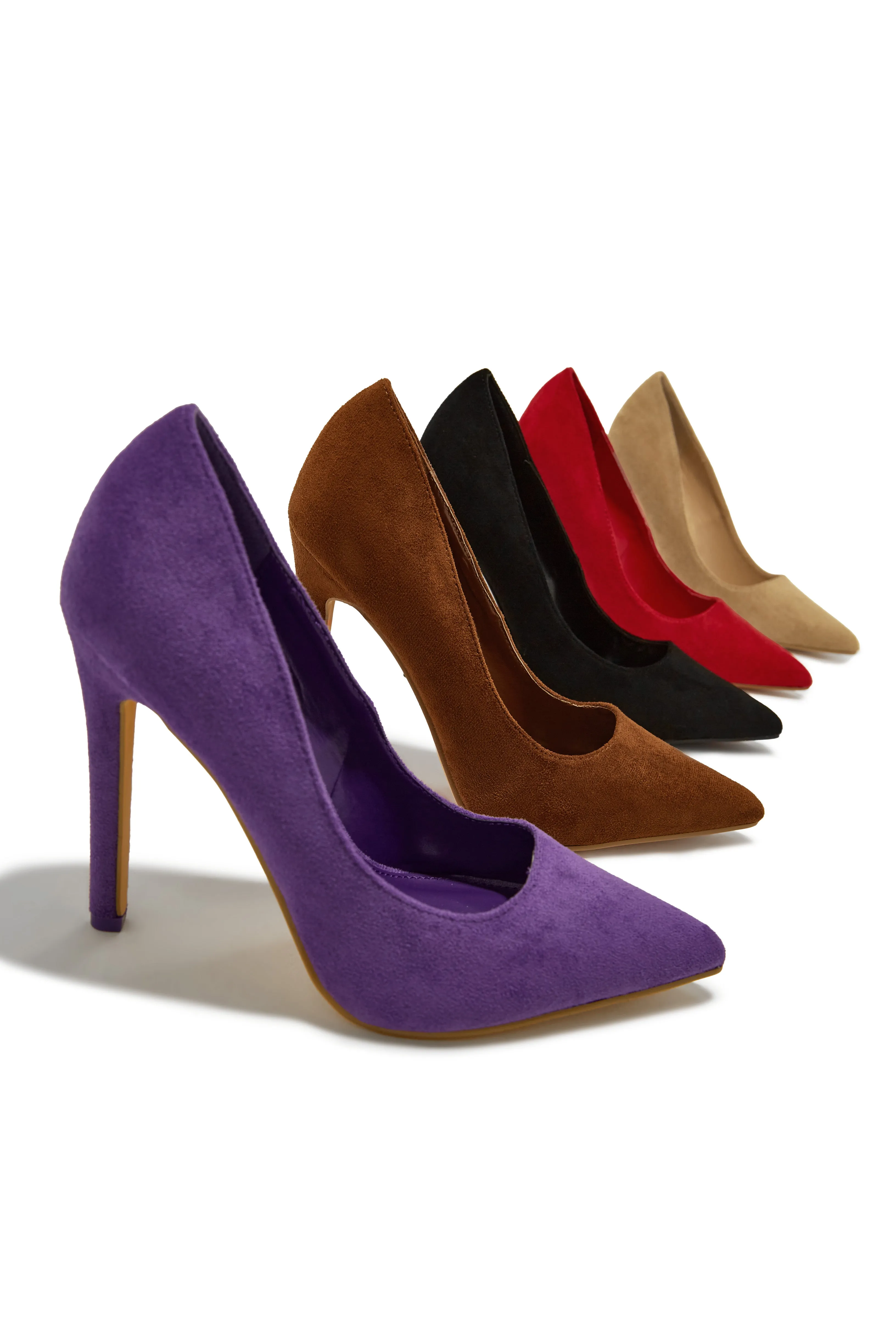 Aylene High Heel Pumps - Purple sold by Miss Lola product image thumbnail 5