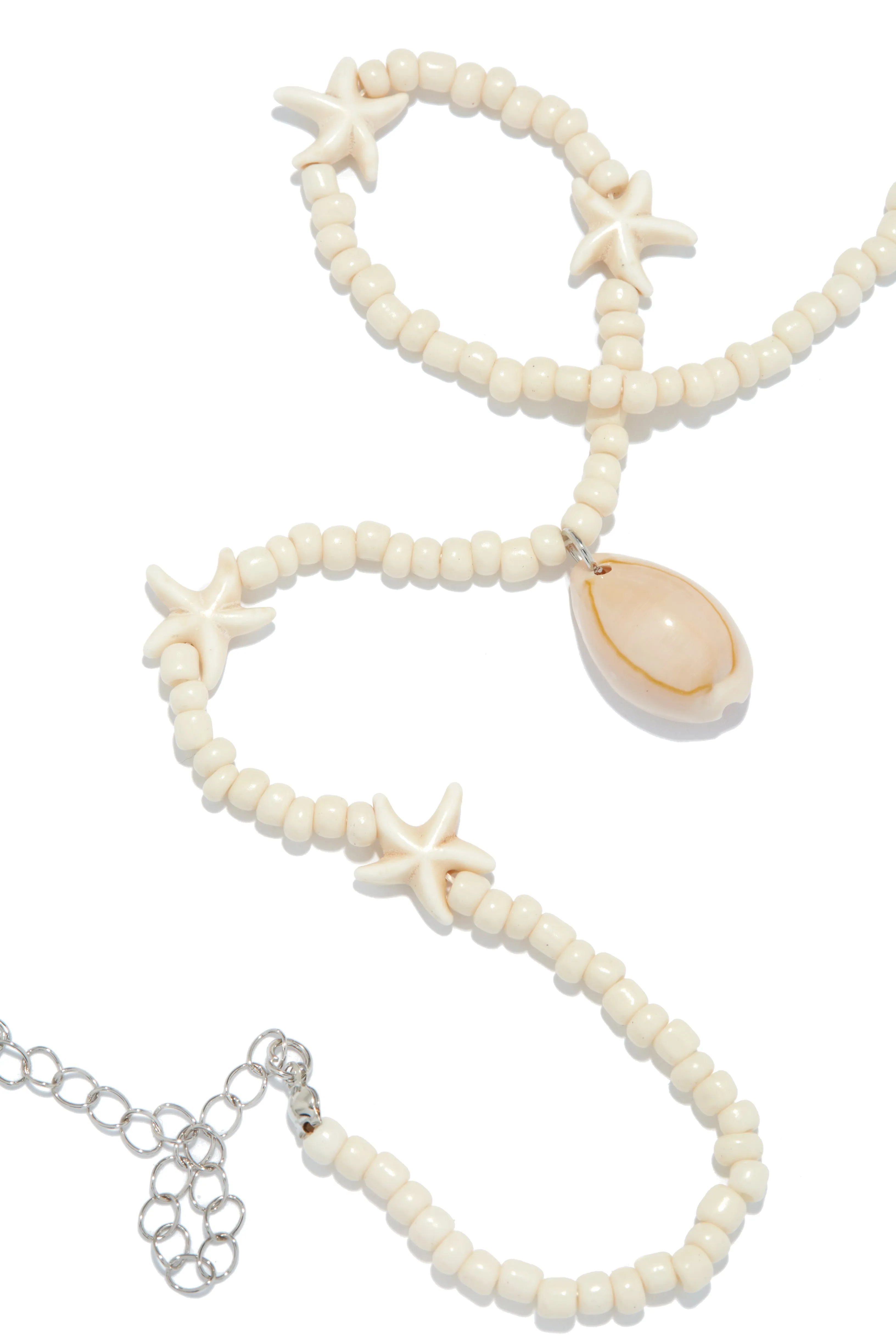 Baja Life Puka Shell Necklace - White sold by Miss Lola product image thumbnail 2
