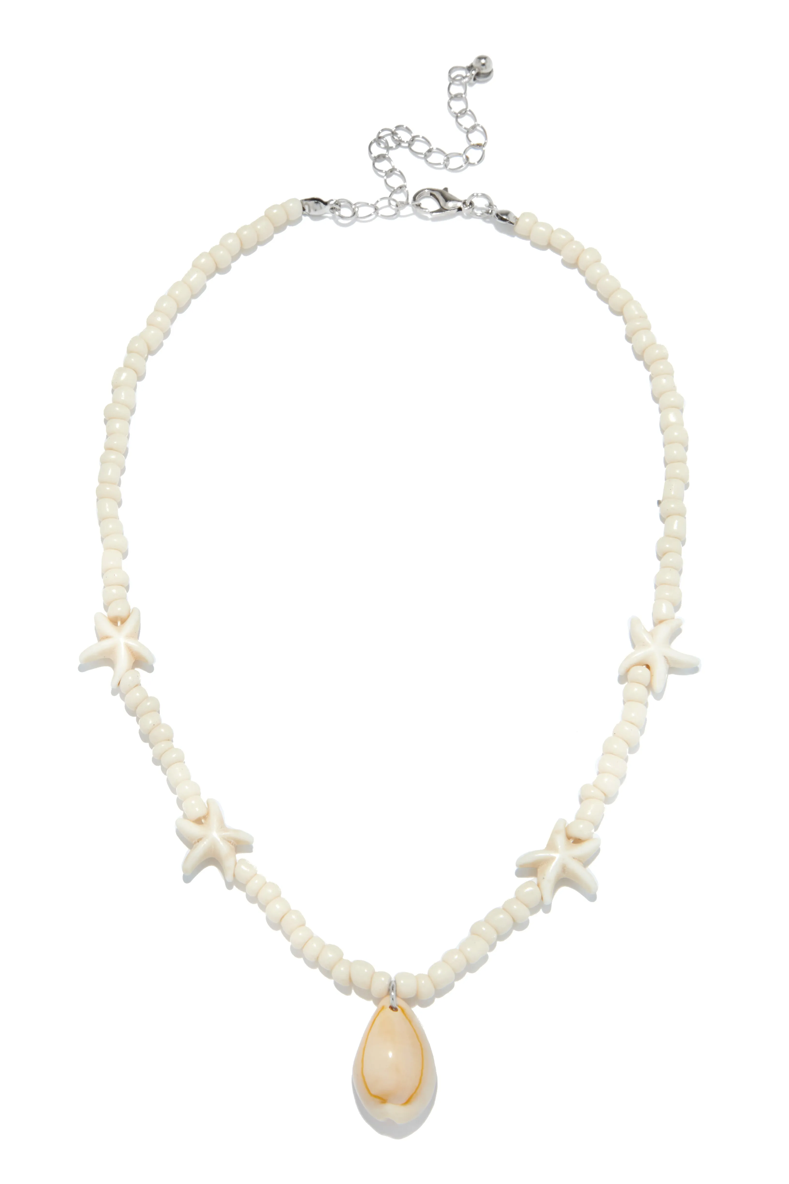 Baja Life Puka Shell Necklace - White sold by Miss Lola product image thumbnail 3