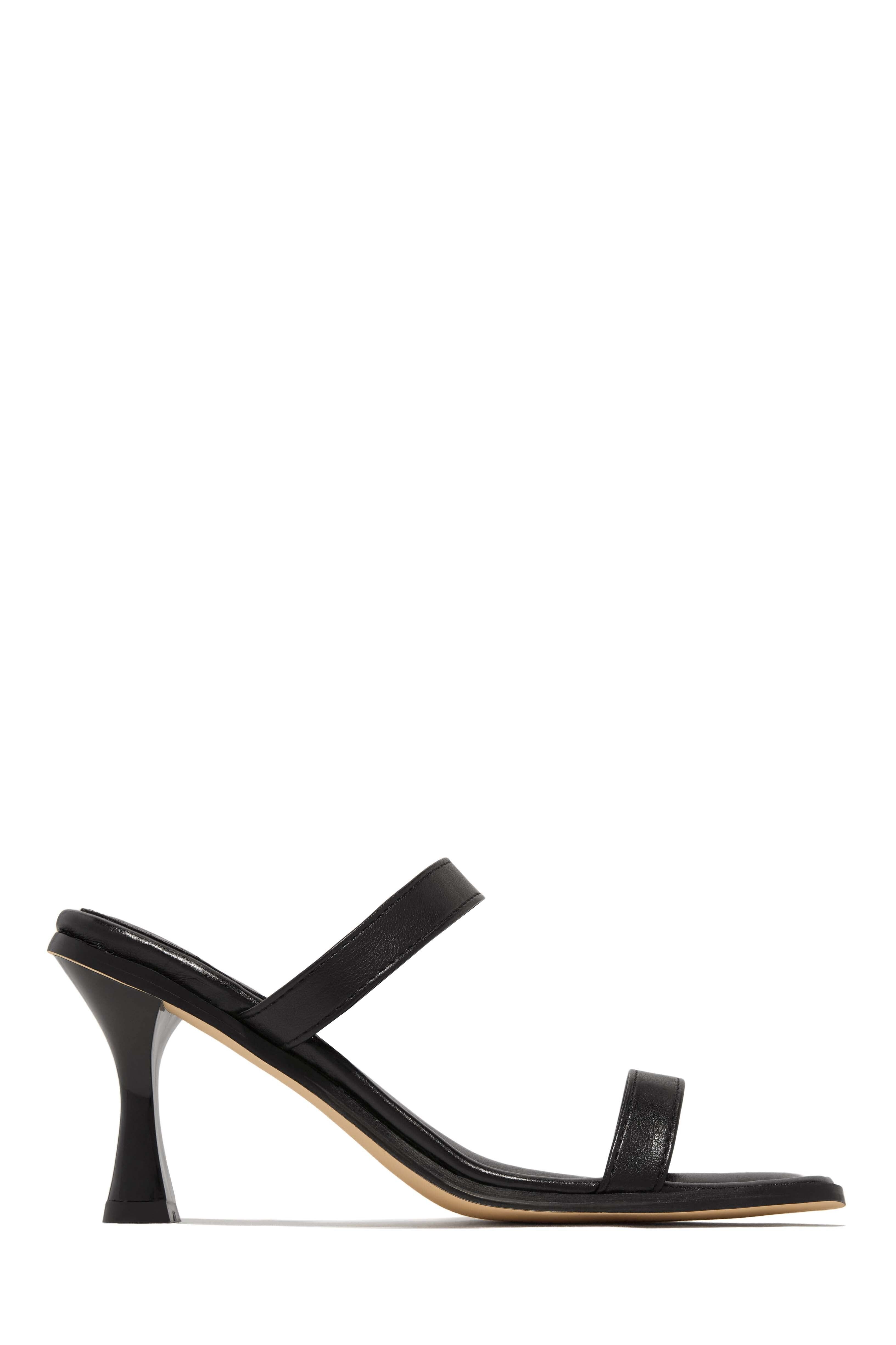 Raylen Mid Heel Mules - Nude sold by Miss Lola product image thumbnail 5