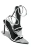 Anezia Single Sole High Heels - Silver sold by Miss Lola