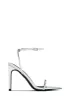 Anezia Single Sole High Heels - Silver sold by Miss Lola