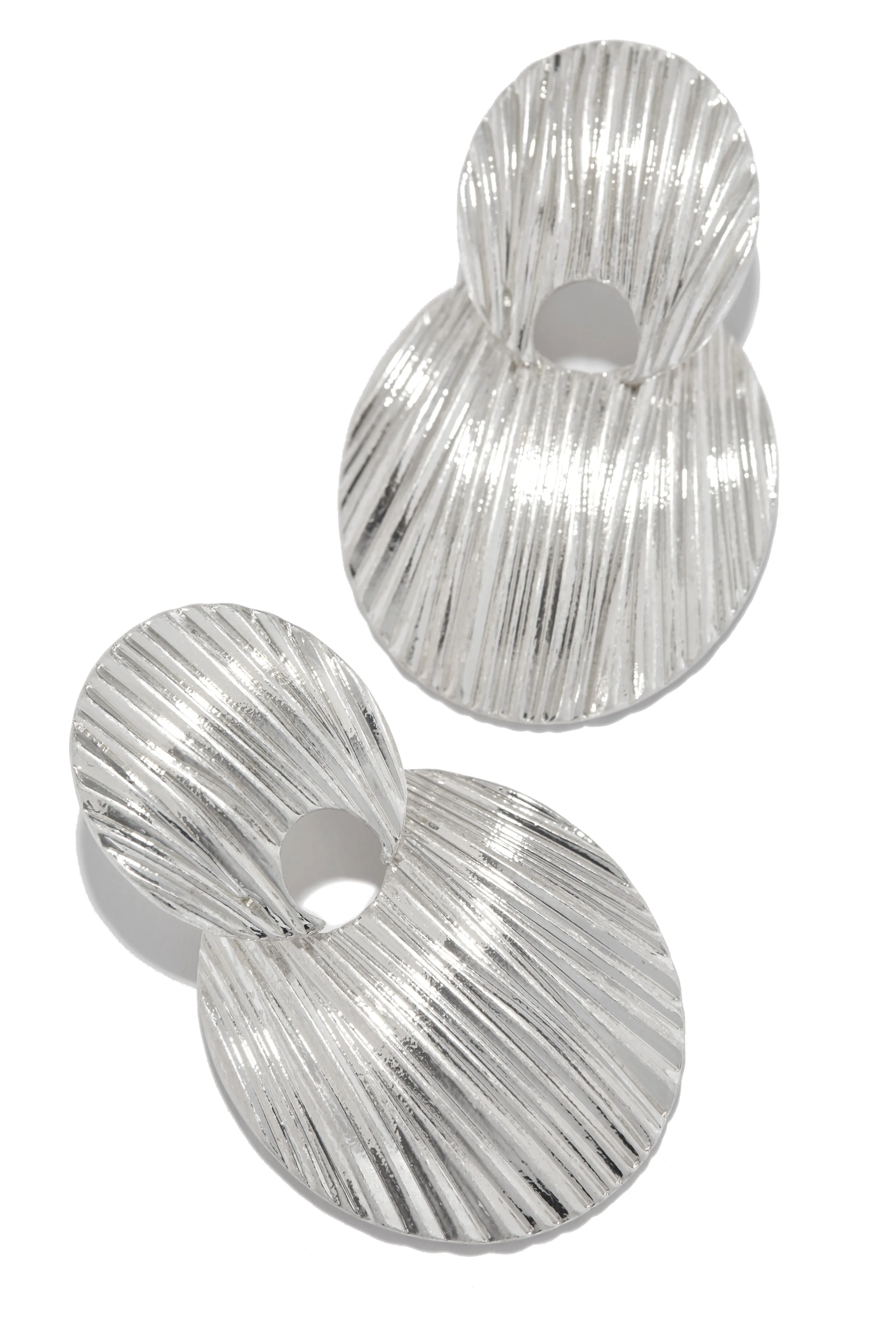 Samera Statement Dangle Earring - Silver sold by Miss Lola product image thumbnail 3