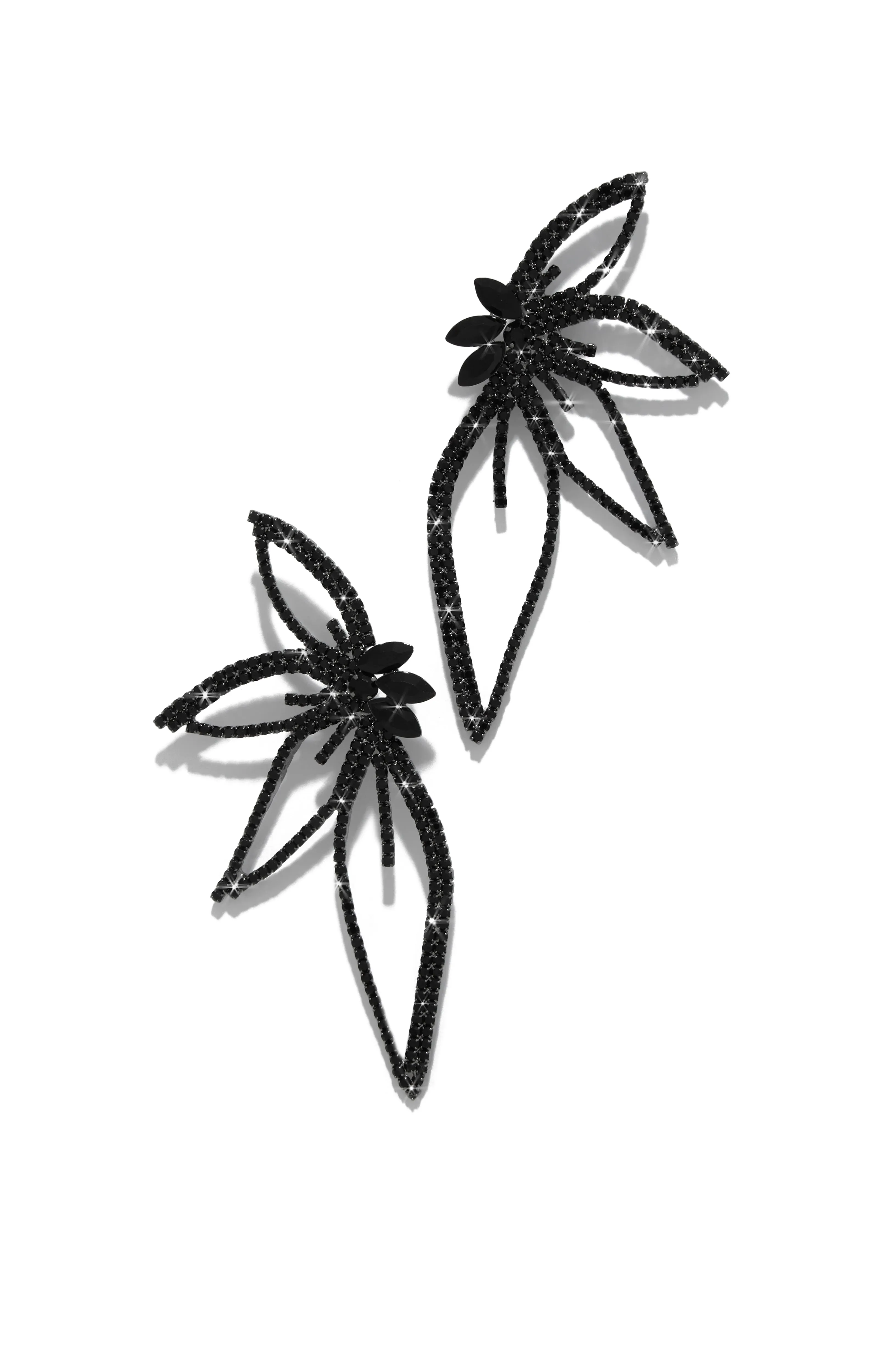 Paradise Queen Embellished Earring - Silver sold by Miss Lola product image thumbnail 4