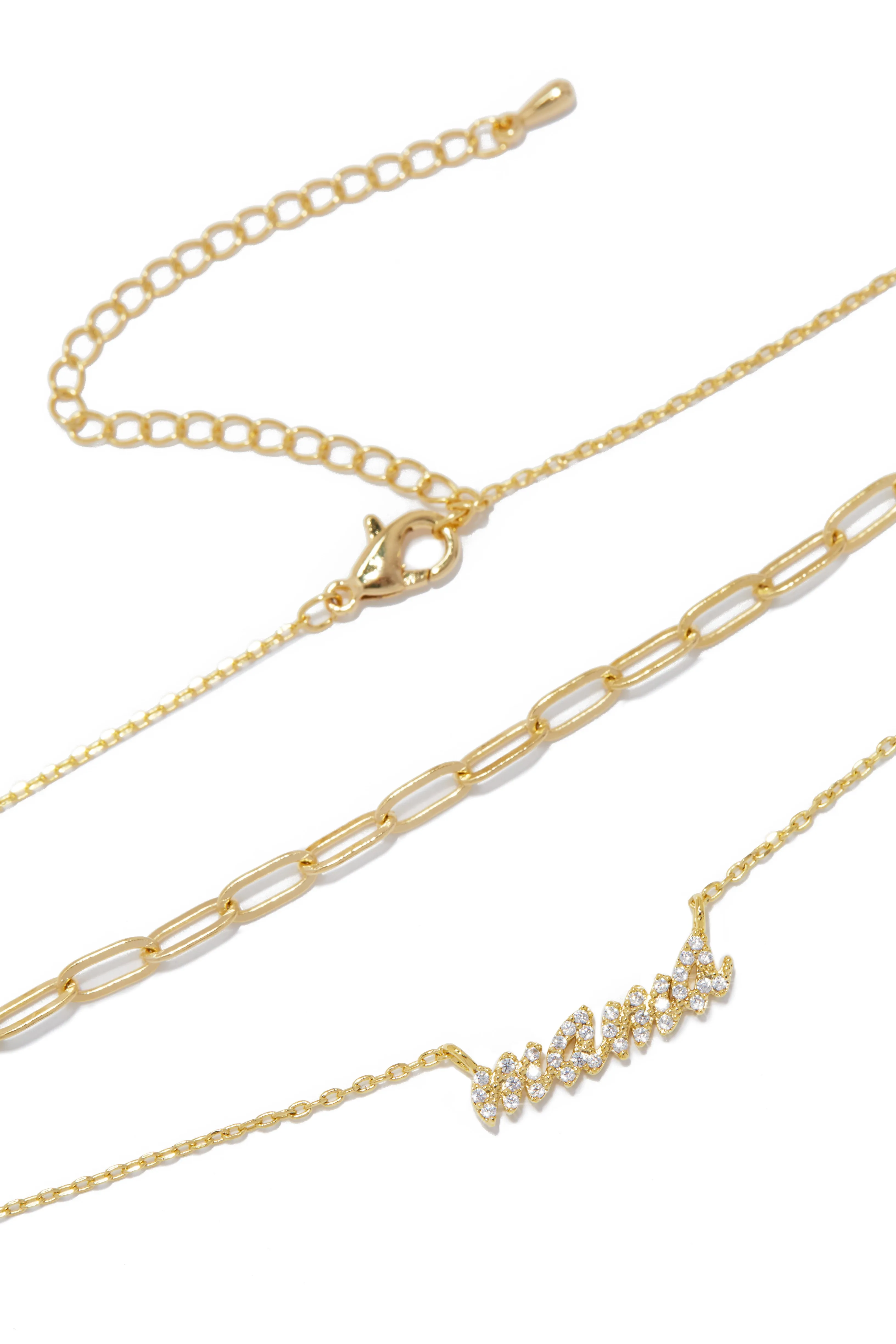 Mama Necklace - Gold sold by Miss Lola product image thumbnail 2